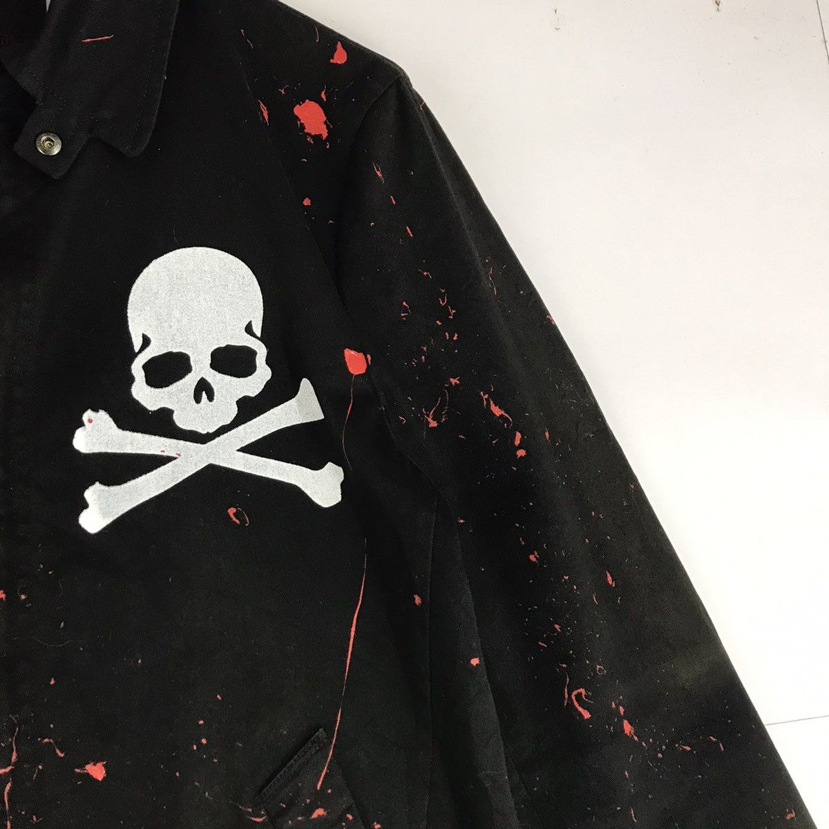 Japanese Brand Japanese Culture Skull Punk Red painted Sun Faded Jacket Size US M / EU 48-50 / 2 - 5 Thumbnail