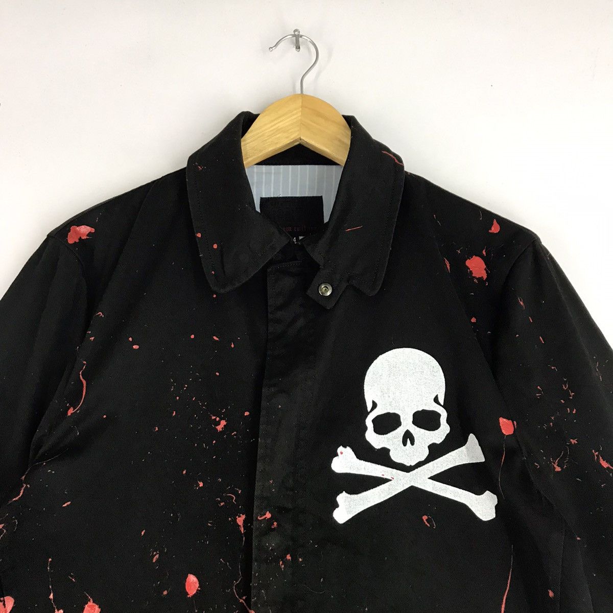 Japanese Brand Japanese Culture Skull Punk Red painted Sun Faded Jacket Size US M / EU 48-50 / 2 - 2 Thumbnail
