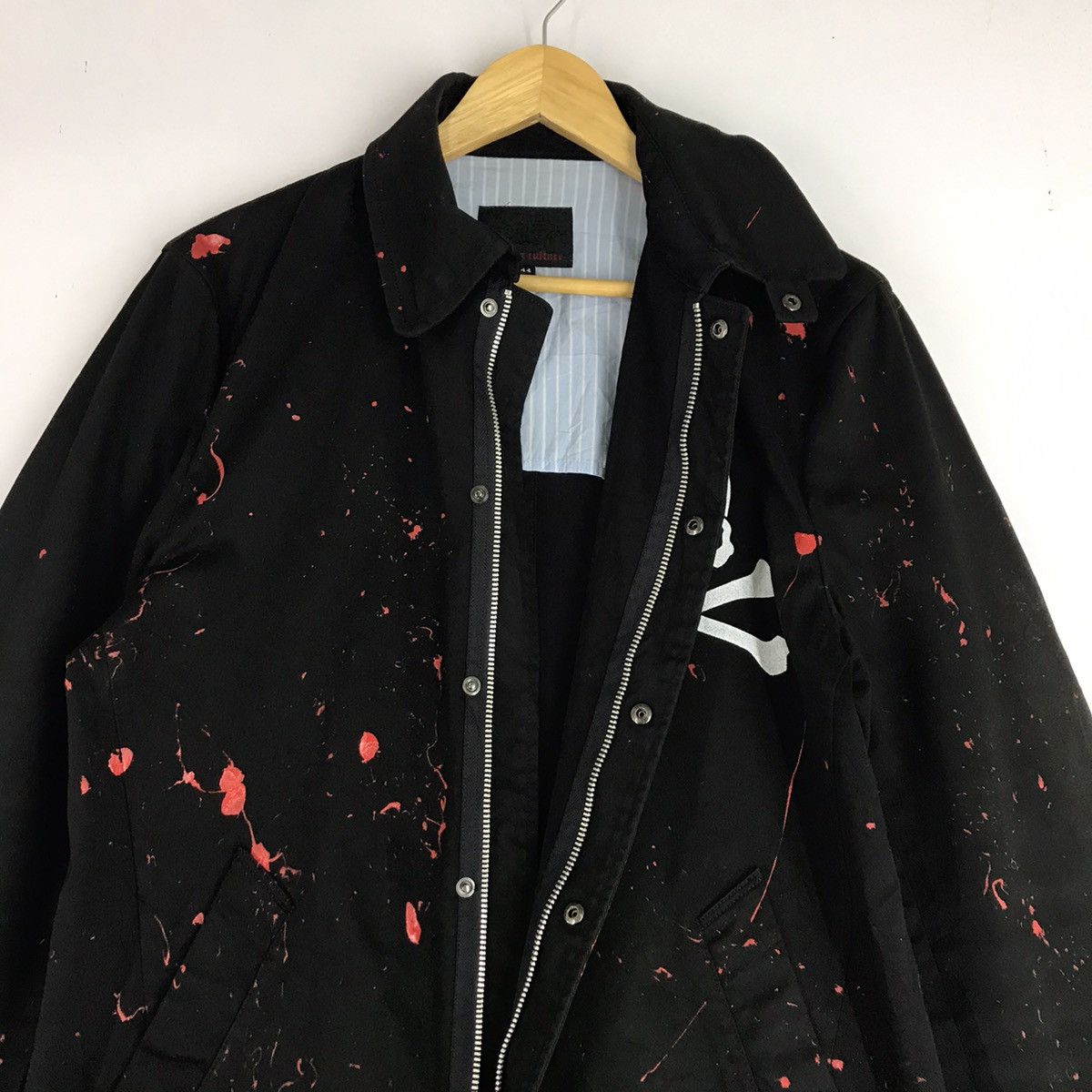 Japanese Brand Japanese Culture Skull Punk Red painted Sun Faded Jacket Size US M / EU 48-50 / 2 - 8 Thumbnail