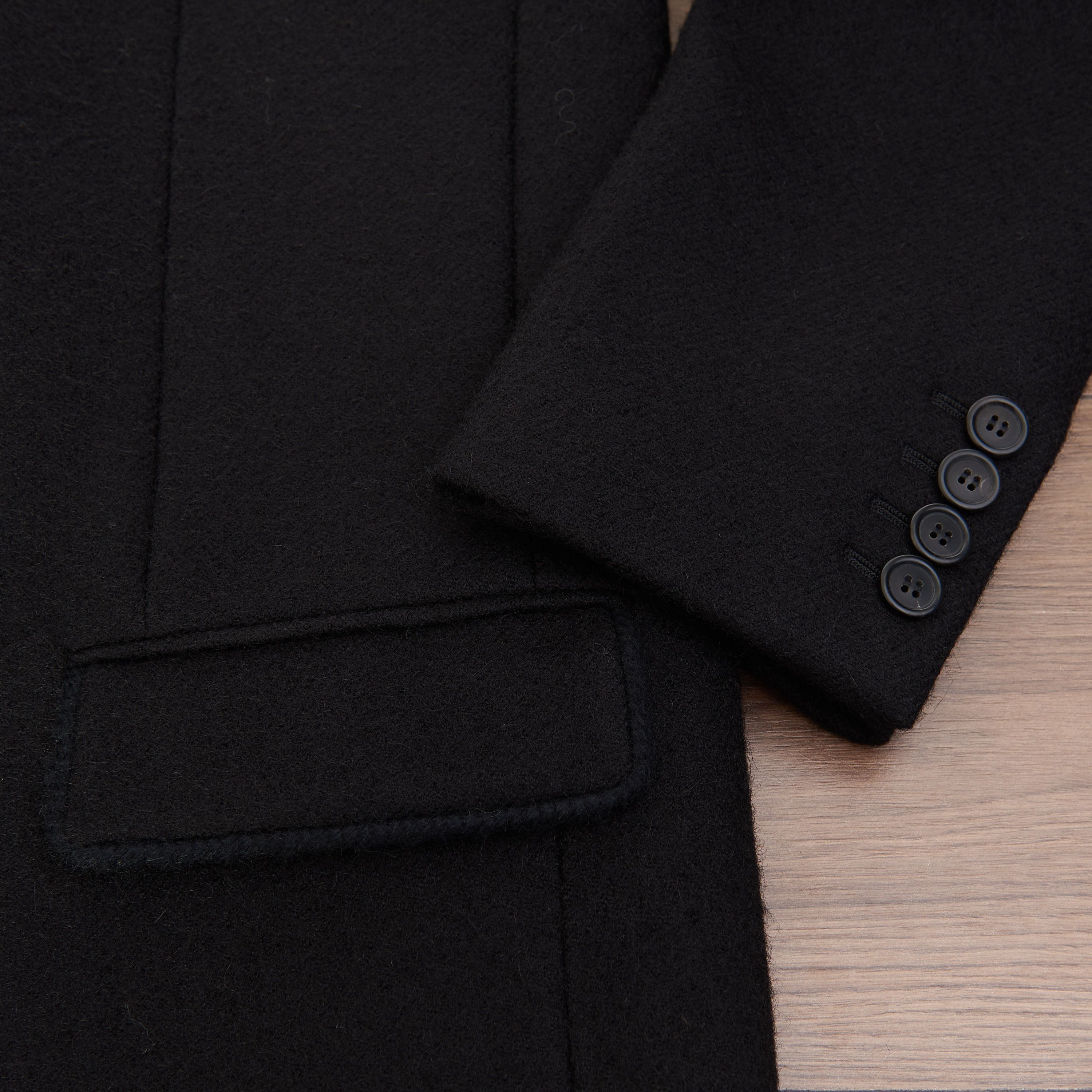 Saint Laurent Paris Slimfit Double Breasted Wool & Mohair Blend Coat Size US M / EU 48-50 / 2 - 19 Thumbnail