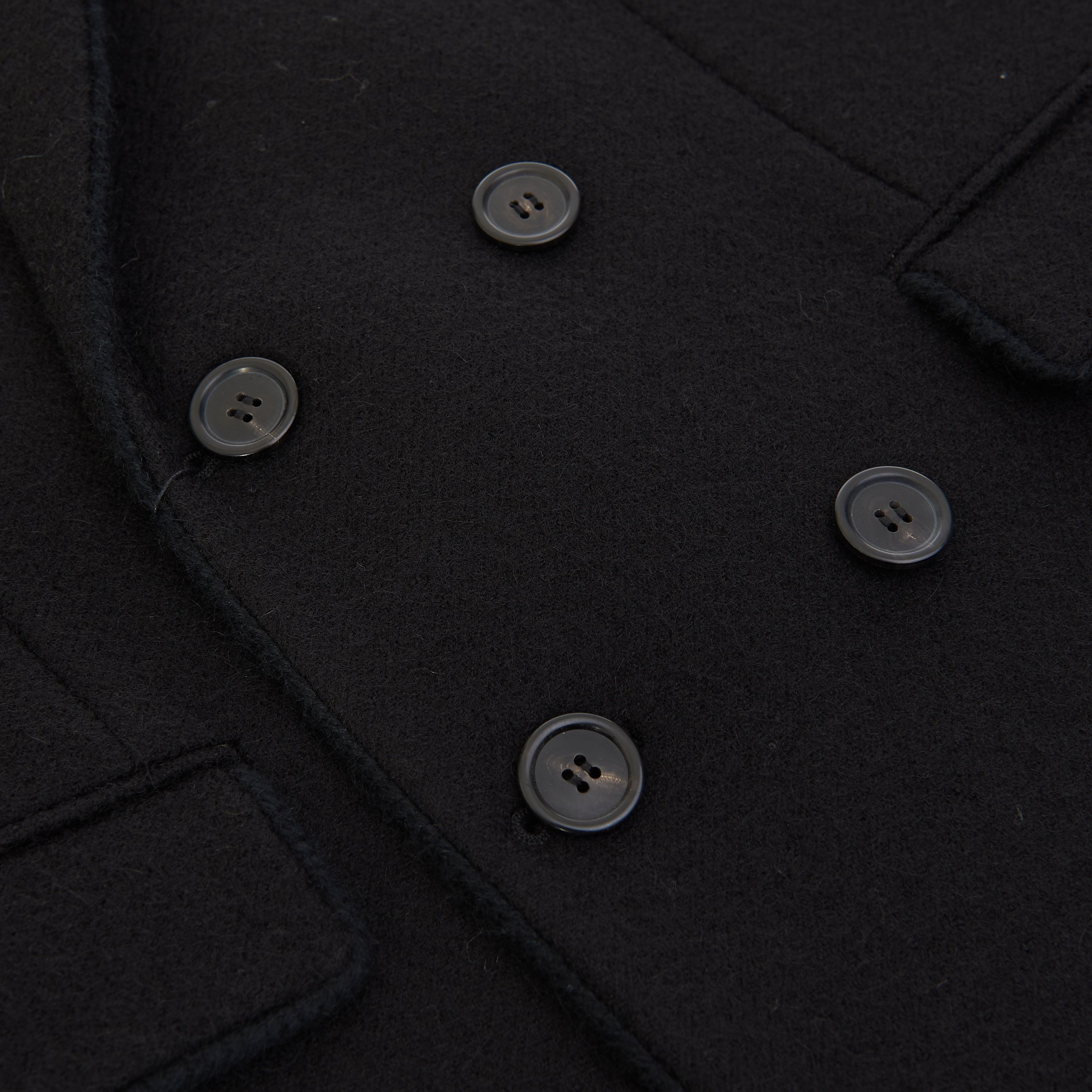 Saint Laurent Paris Slimfit Double Breasted Wool & Mohair Blend Coat Size US M / EU 48-50 / 2 - 22 Thumbnail
