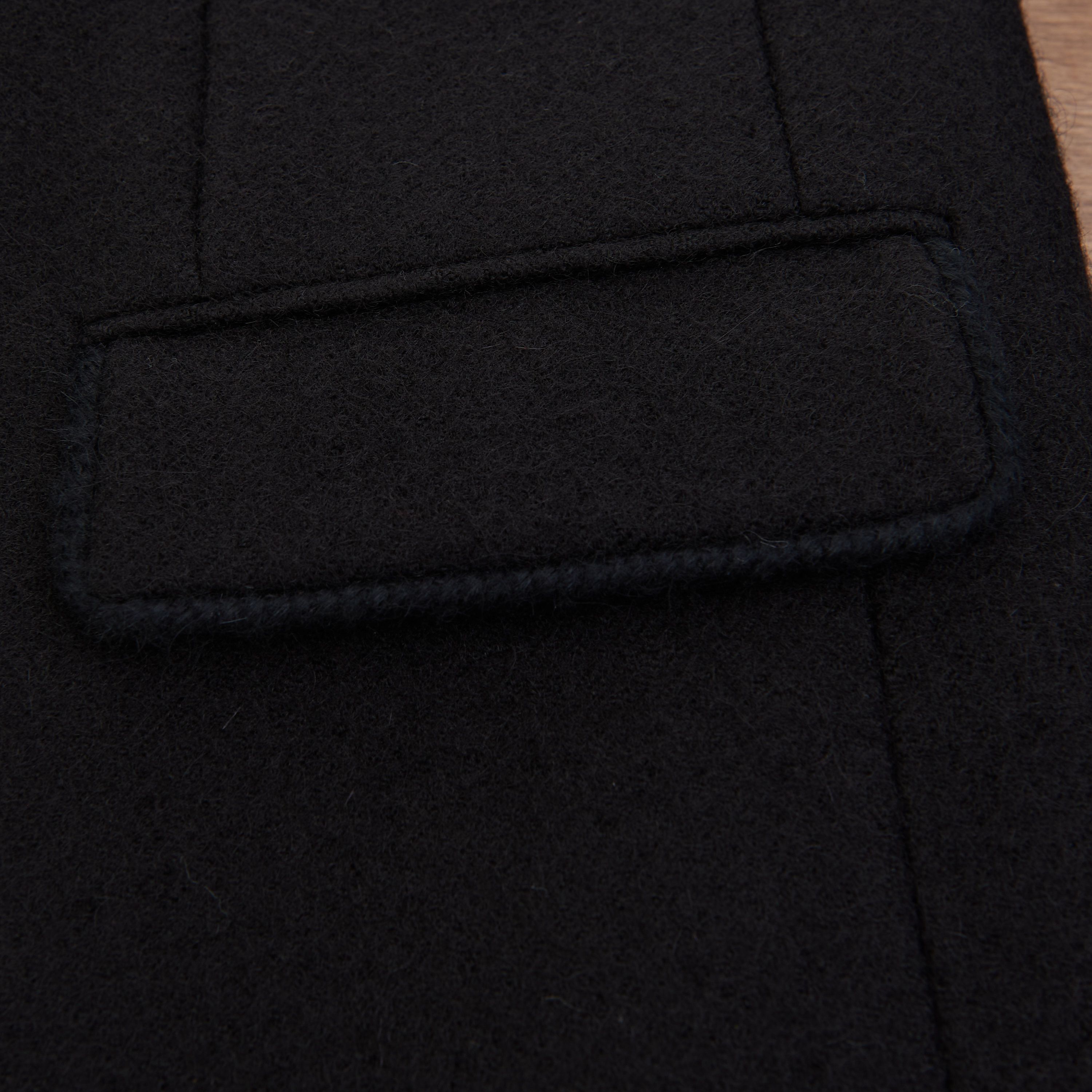 Saint Laurent Paris Slimfit Double Breasted Wool & Mohair Blend Coat Size US M / EU 48-50 / 2 - 18 Thumbnail
