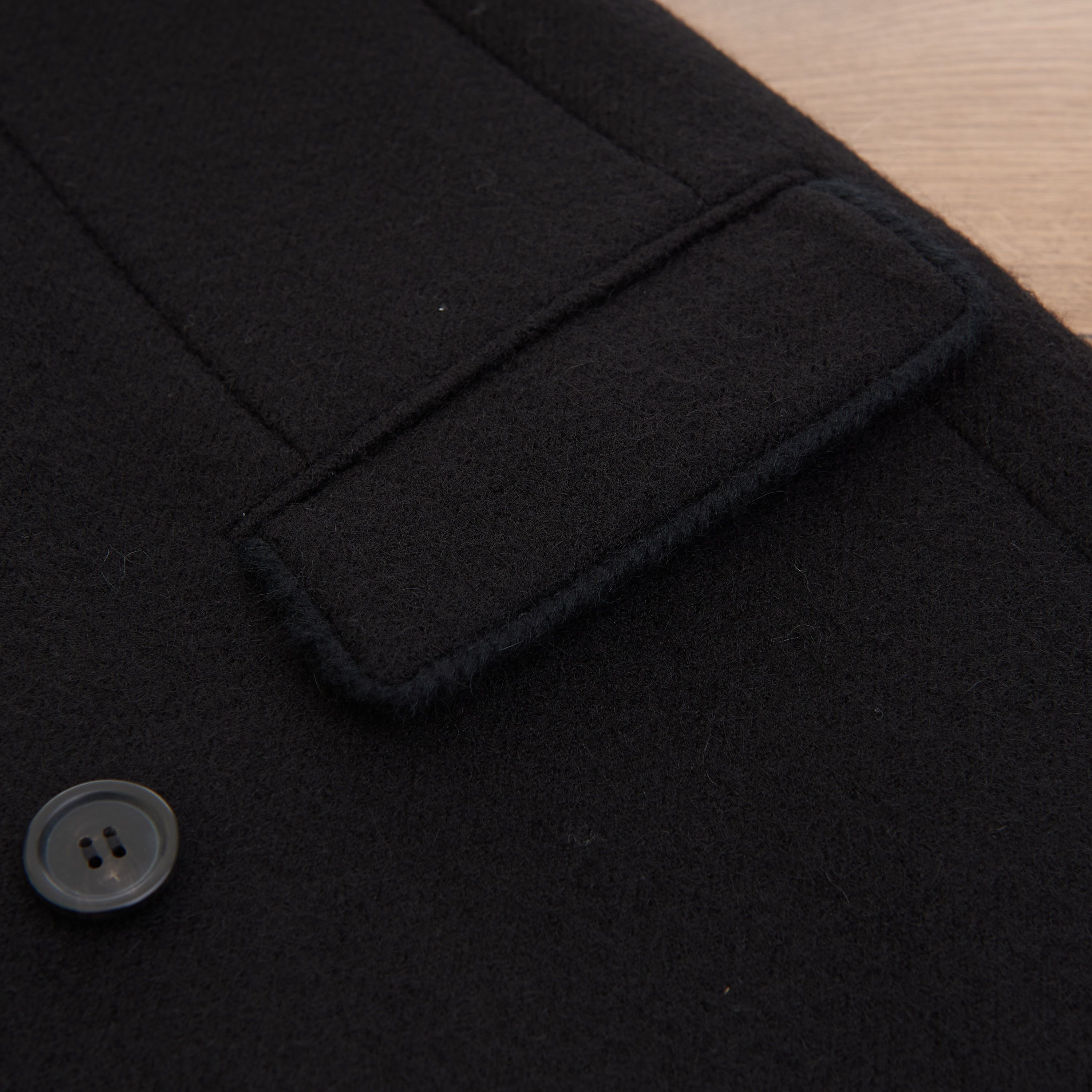 Saint Laurent Paris Slimfit Double Breasted Wool & Mohair Blend Coat Size US M / EU 48-50 / 2 - 23 Thumbnail