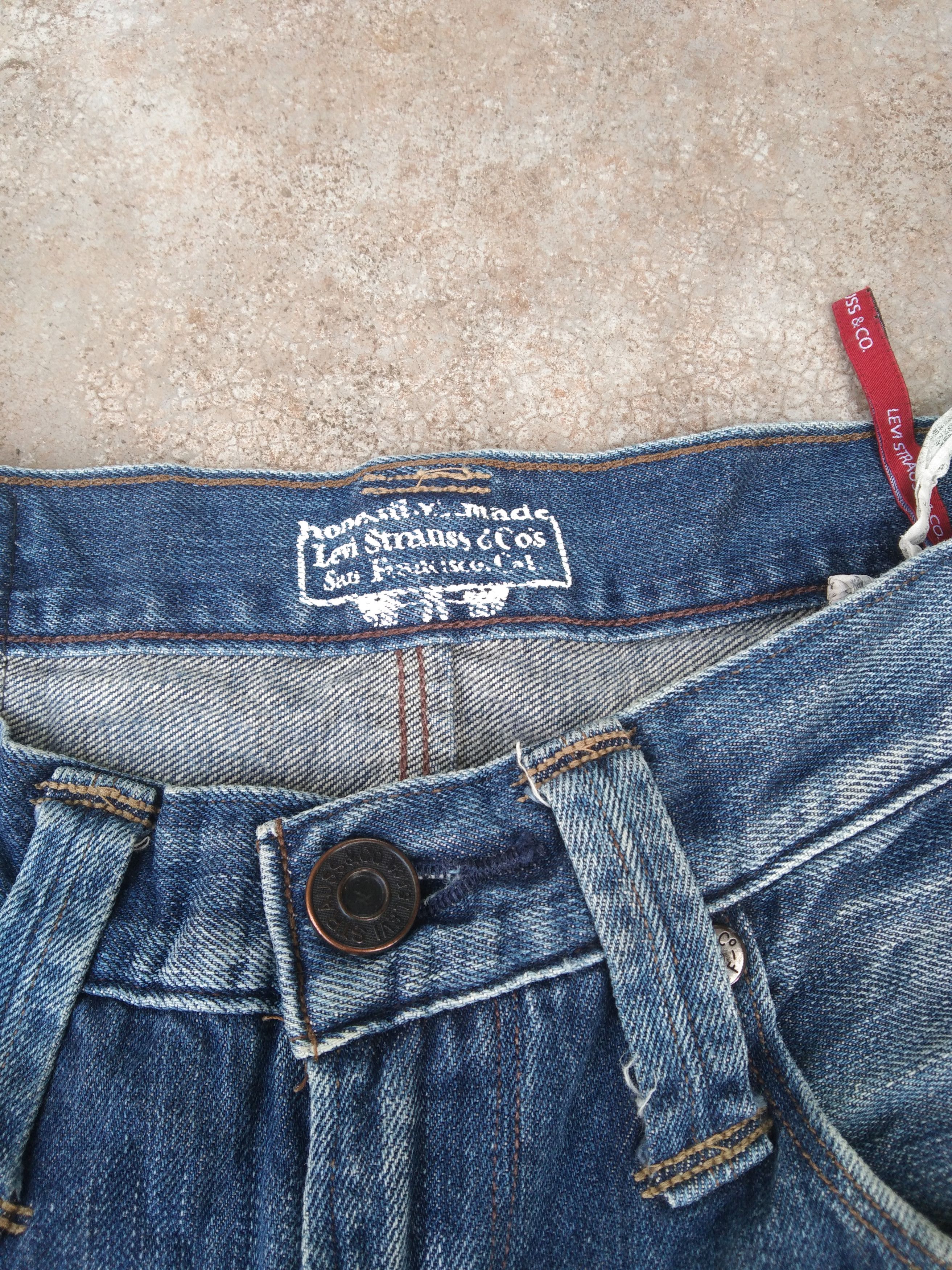 Levi's Vintage Levi's Jeans Faded Blue Distressed Denim 29x31 Size US 29 - 10 Thumbnail