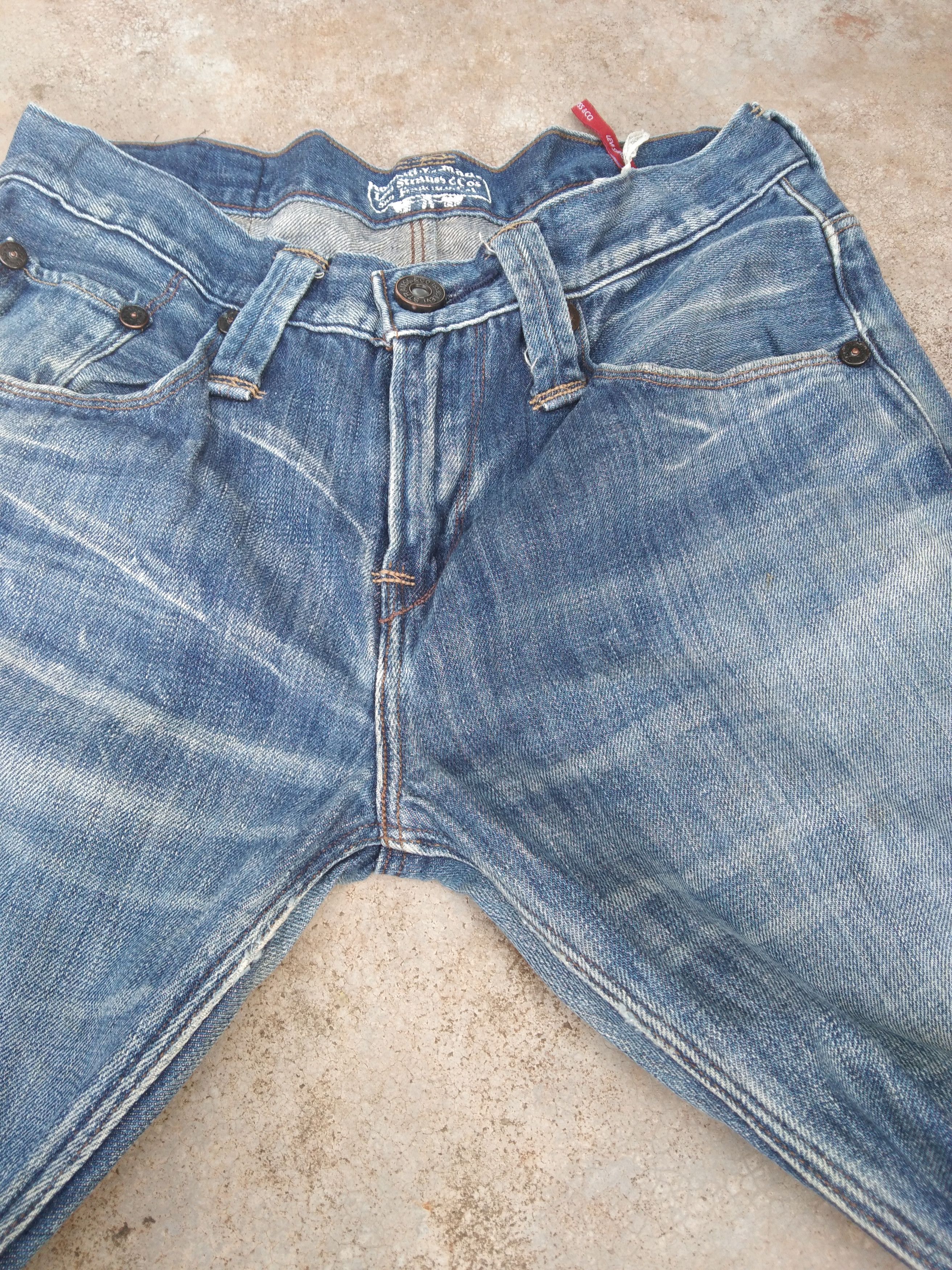 Levi's Vintage Levi's Jeans Faded Blue Distressed Denim 29x31 Size US 29 - 9 Thumbnail