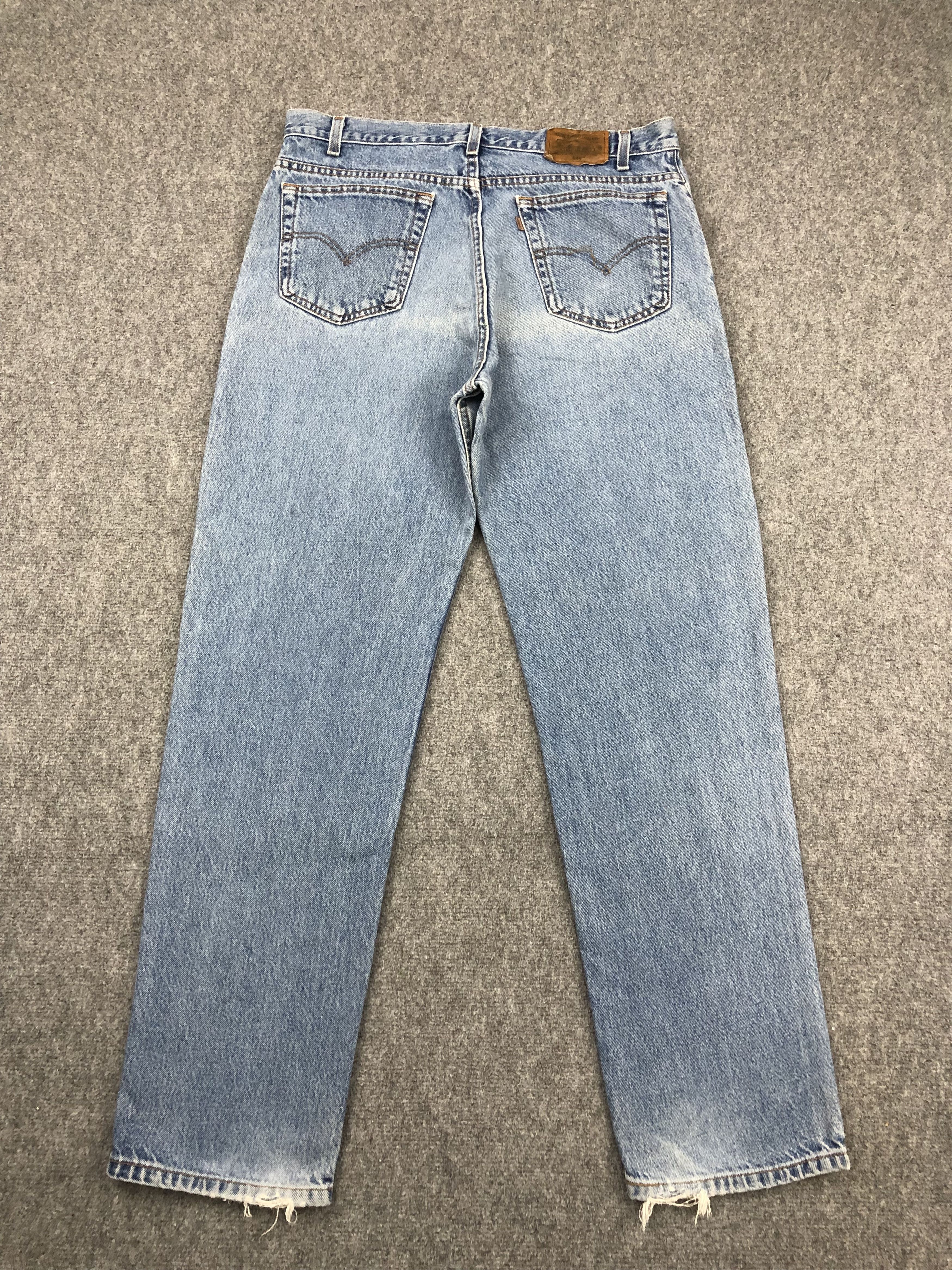 Levi's Vintage 90s Levis 540 Faded Blue Jeans DP1489 Size US 37 - 3 Thumbnail