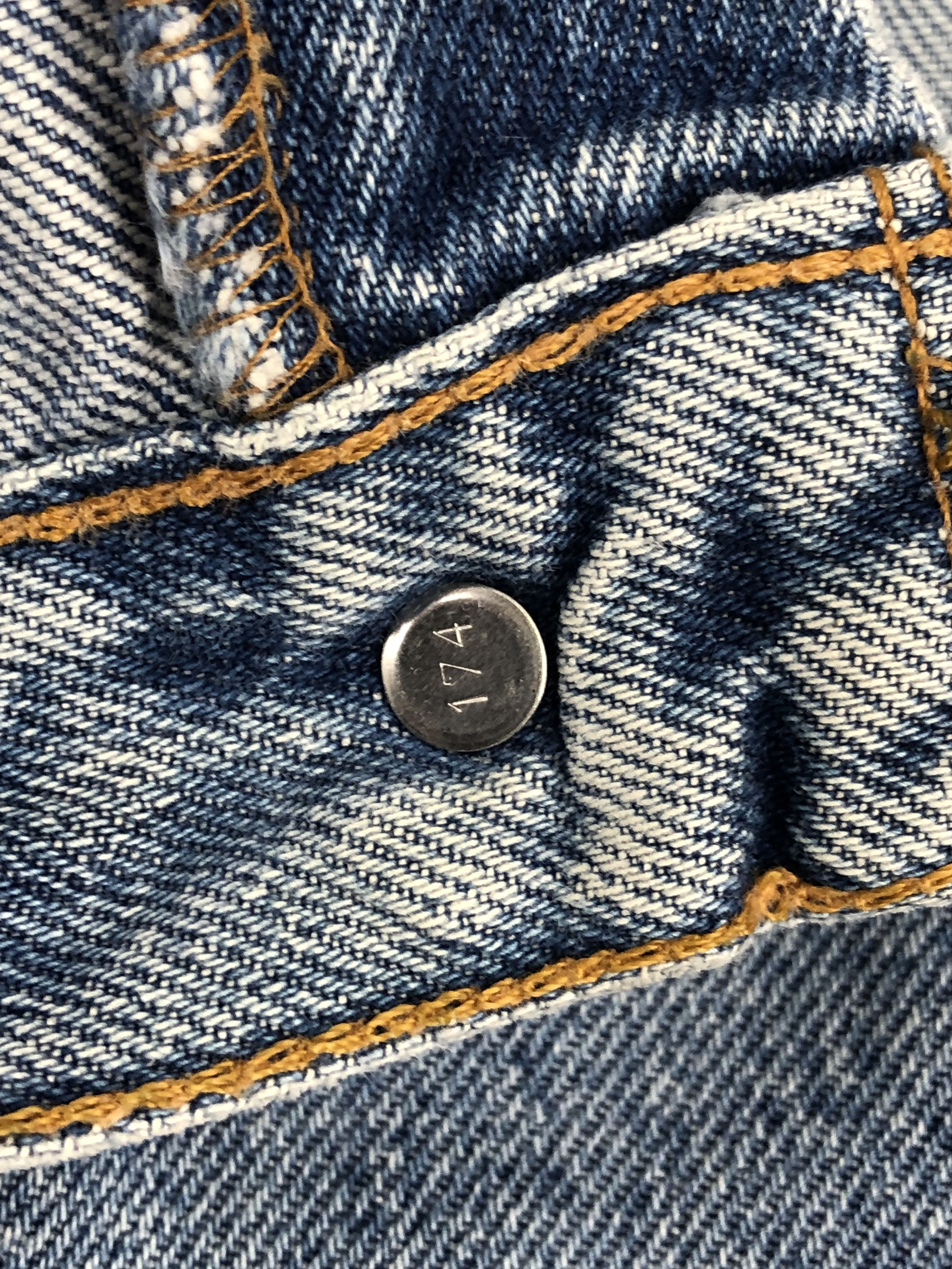Levi's Vintage 90s Levis 540 Faded Blue Jeans DP1489 Size US 37 - 12 Thumbnail