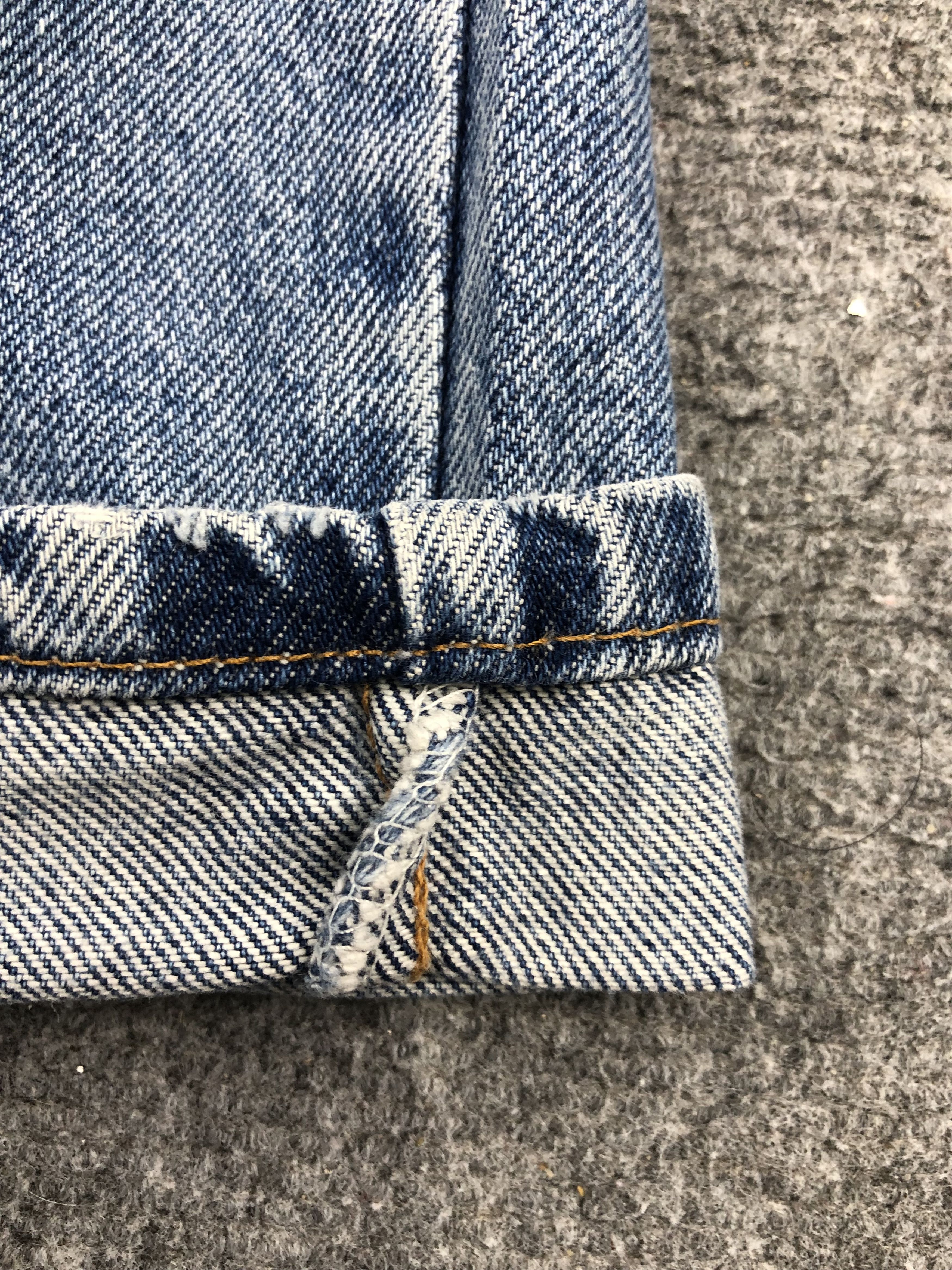 Levi's Vintage 90s Levis 540 Faded Blue Jeans DP1489 Size US 37 - 9 Thumbnail