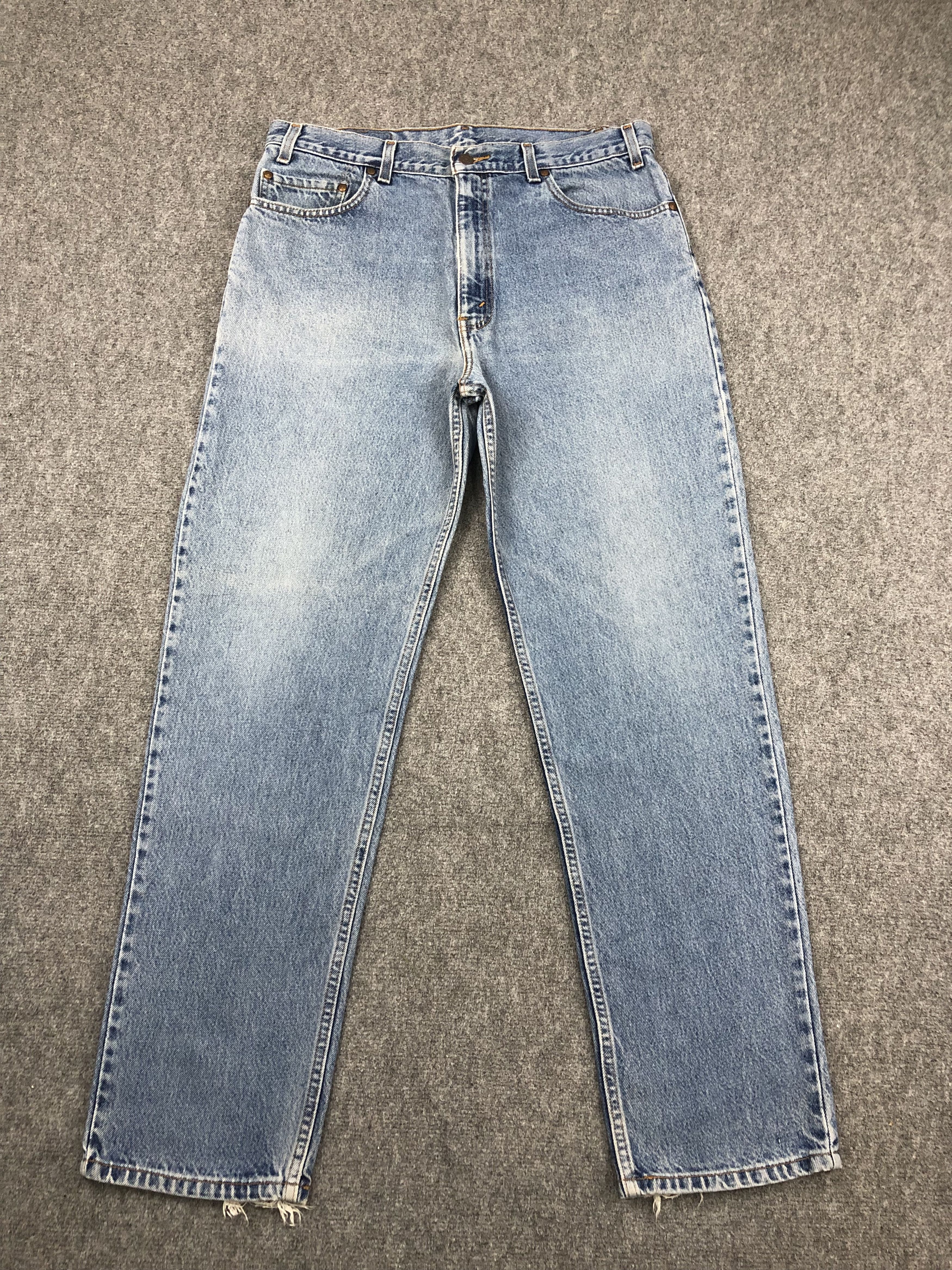 Levi's Vintage 90s Levis 540 Faded Blue Jeans DP1489 Size US 37 - 1 Thumbnail
