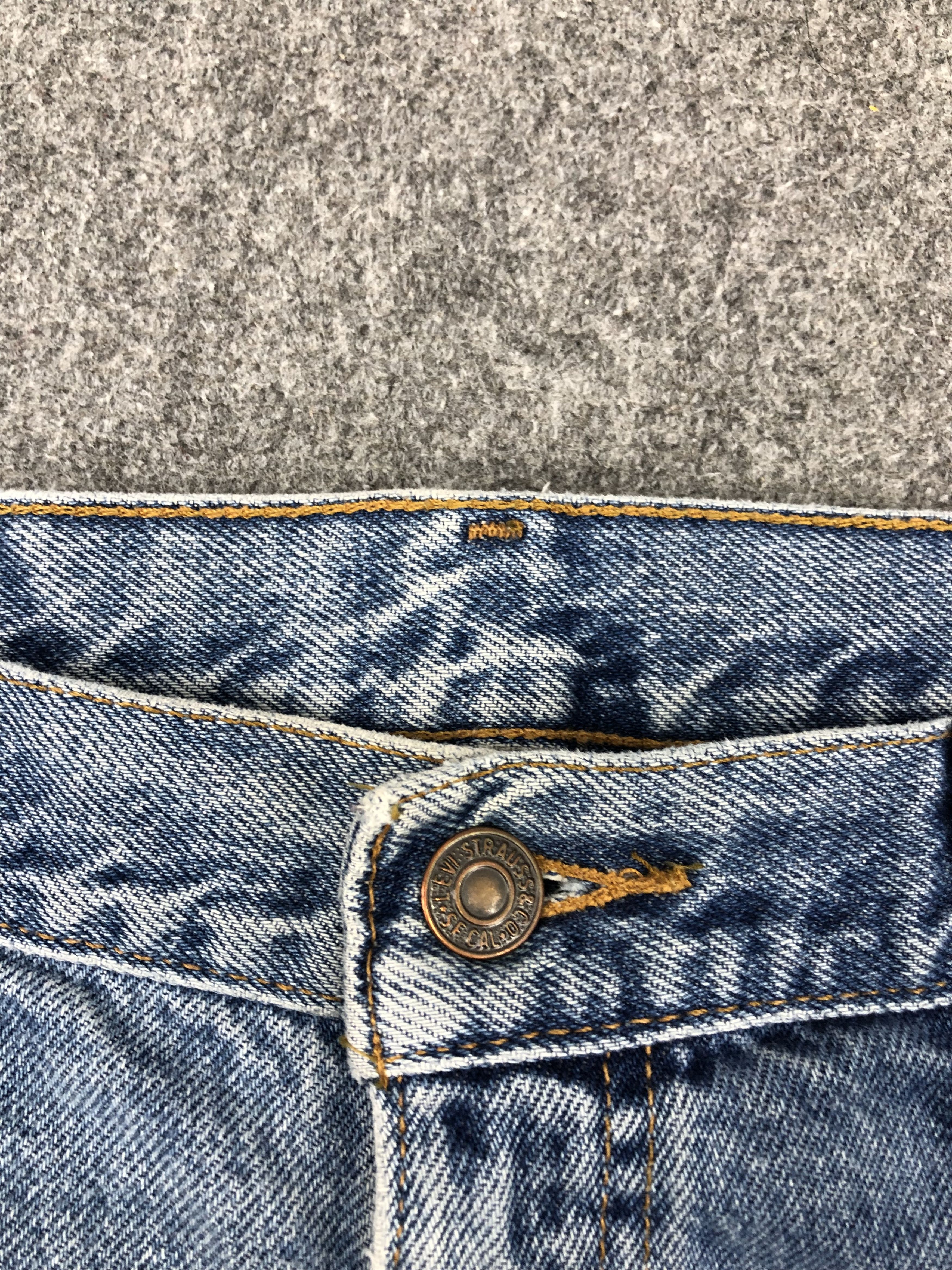 Levi's Vintage 90s Levis 540 Faded Blue Jeans DP1489 Size US 37 - 10 Thumbnail