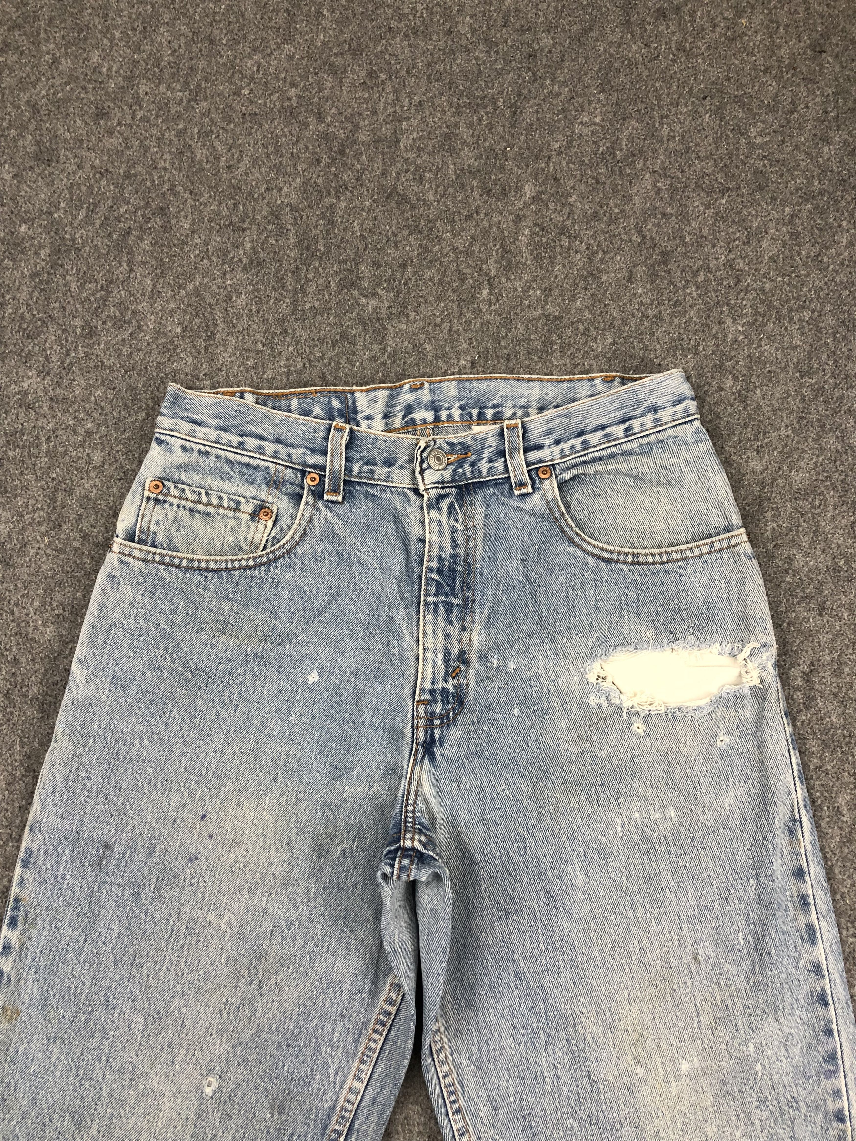Levi's Vintage 90s Levis 560 Light Wash Jeans DP1485 Size US 32 / EU 48 - 2 Thumbnail