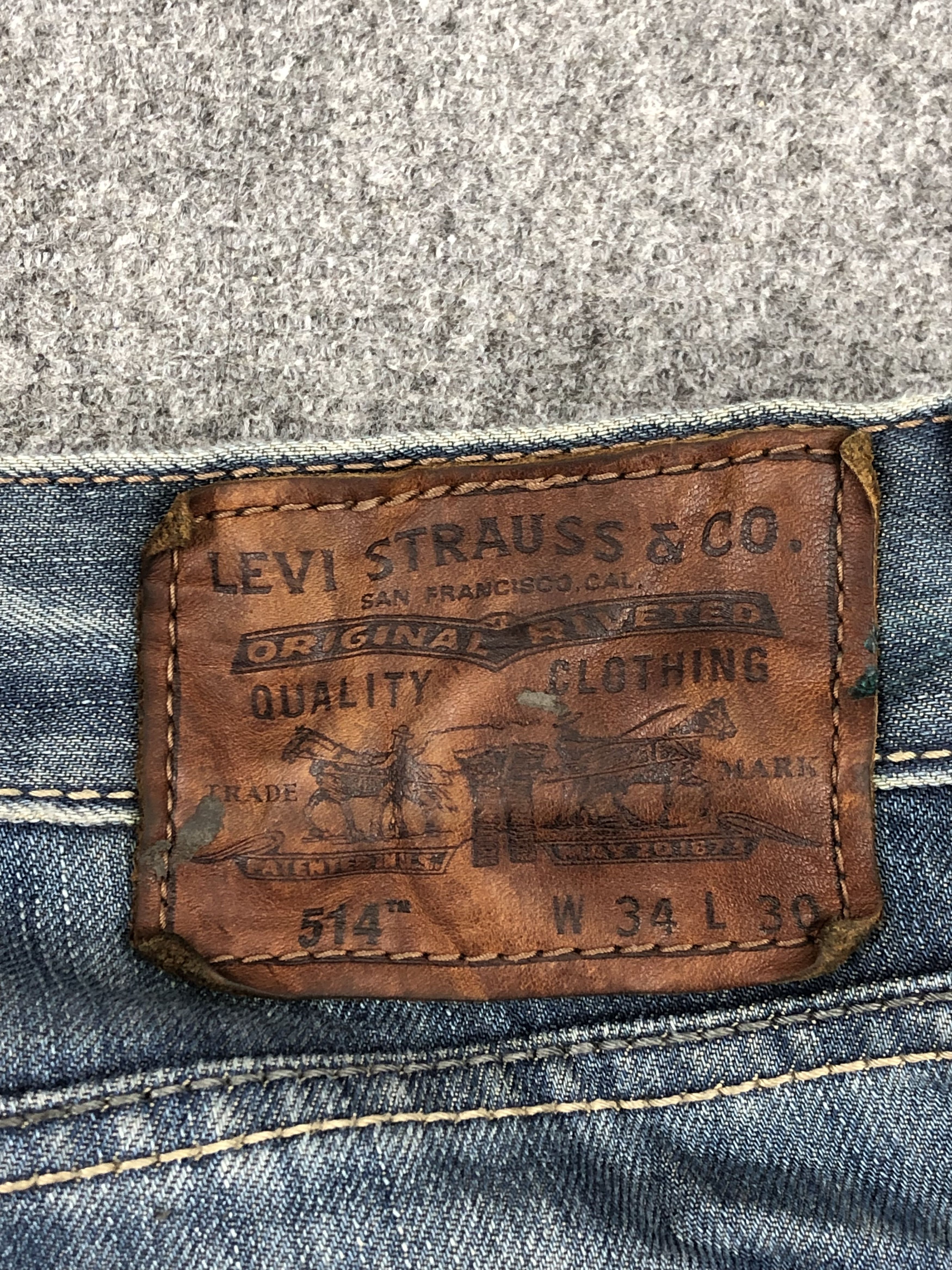 Levi's Faded Blue Vintage Levis 514 Jeans DP1484 Size US 34 / EU 50 - 5 Thumbnail