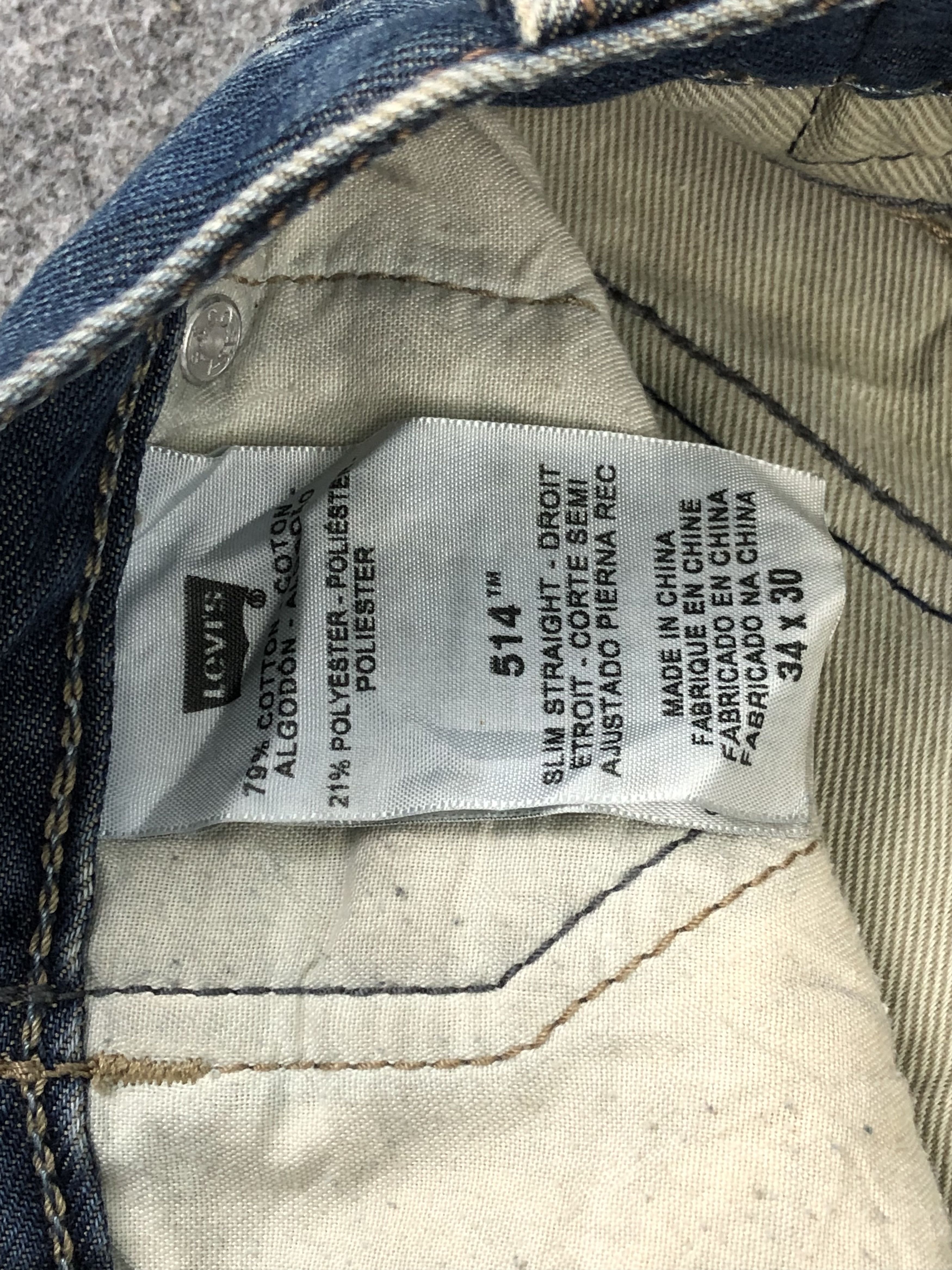 Levi's Faded Blue Vintage Levis 514 Jeans DP1484 Size US 34 / EU 50 - 7 Thumbnail
