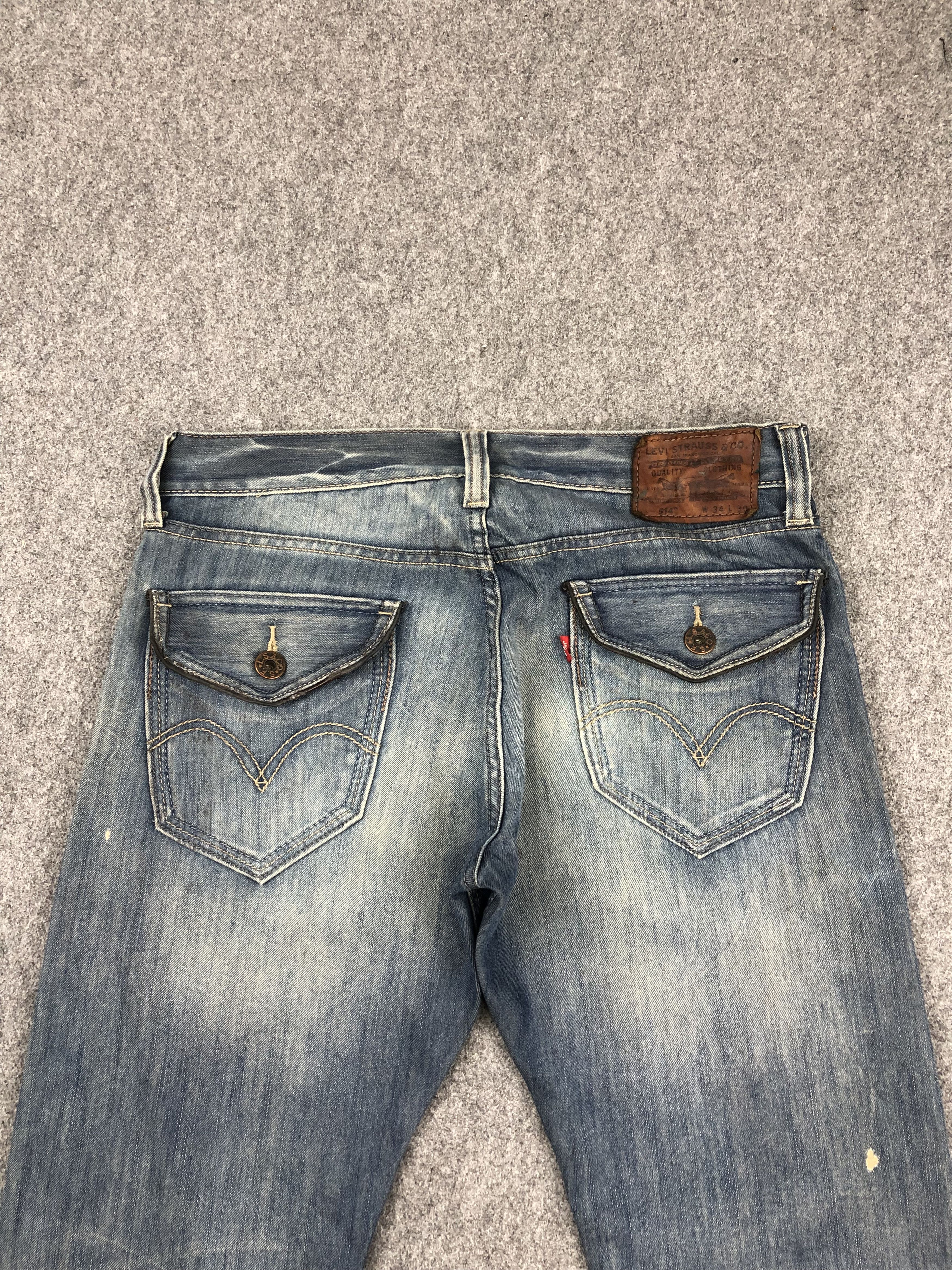 Levi's Faded Blue Vintage Levis 514 Jeans DP1484 Size US 34 / EU 50 - 4 Thumbnail