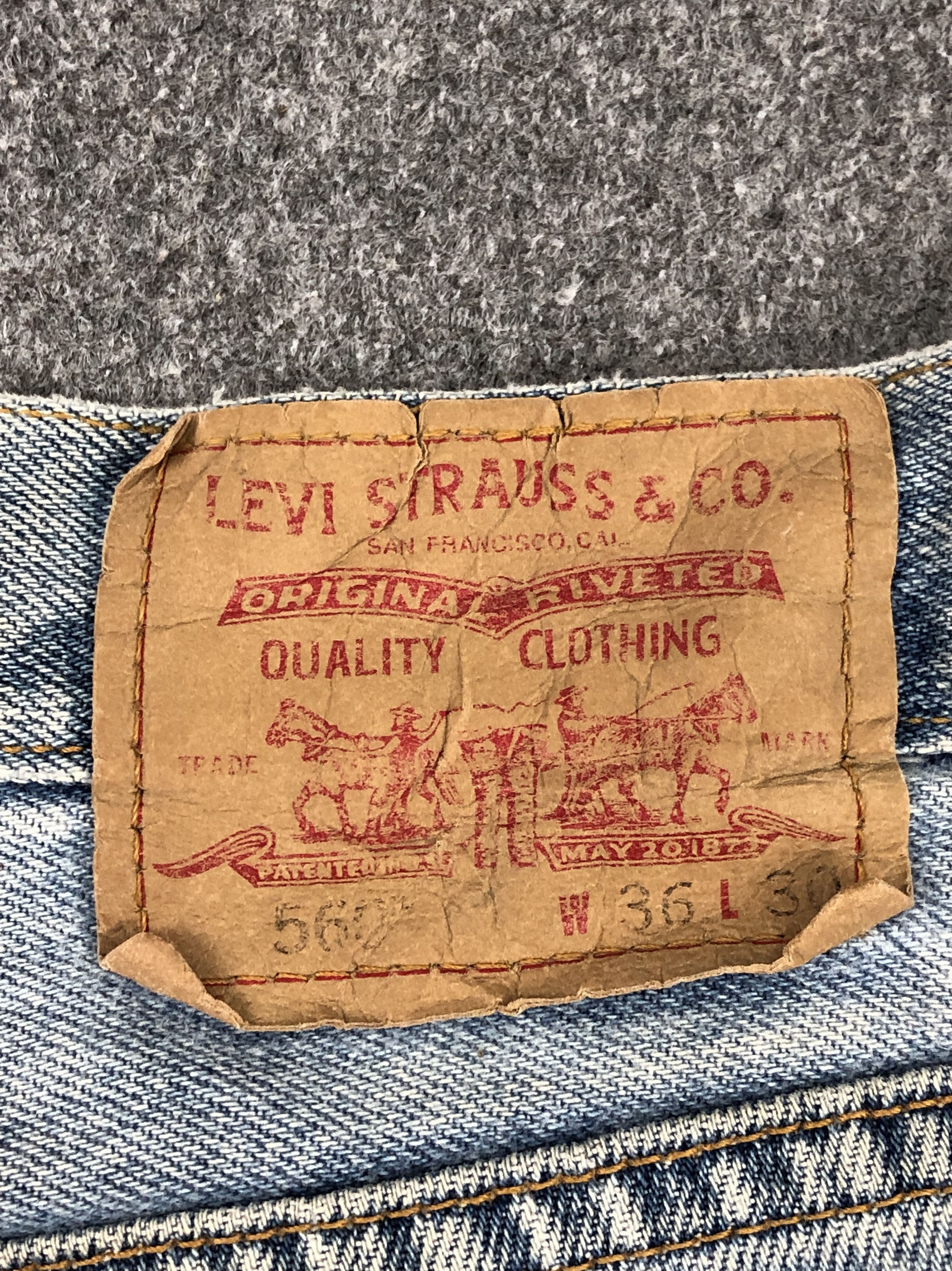 Levi's Dirty Blue Vintage Levis 560 Jeans DP1481 Size US 36 / EU 52 - 5 Thumbnail