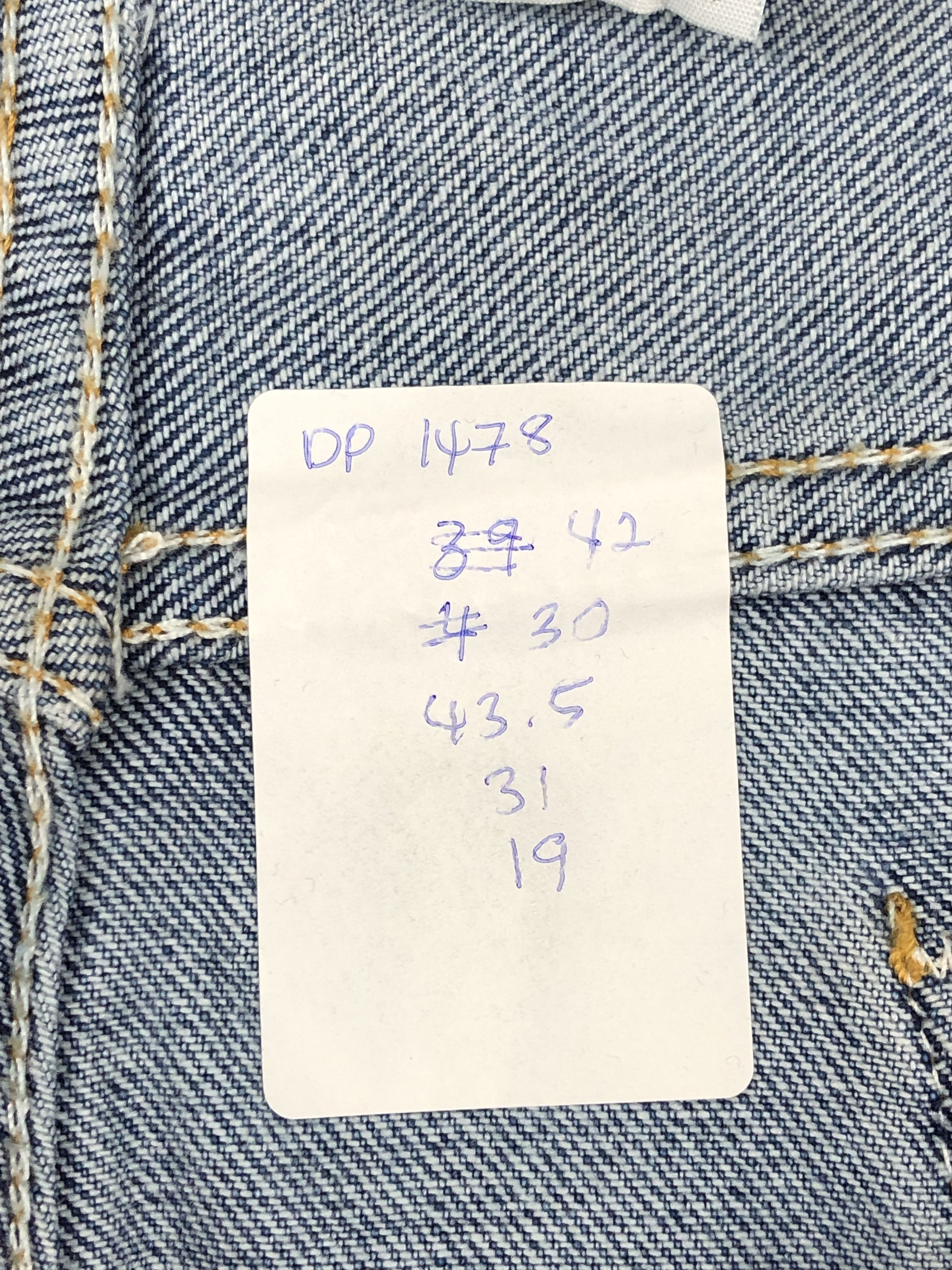 Levi's Vintage Levis 505 Blue Denim Jeans DP1478 Size US 42 / EU 58 - 13 Thumbnail