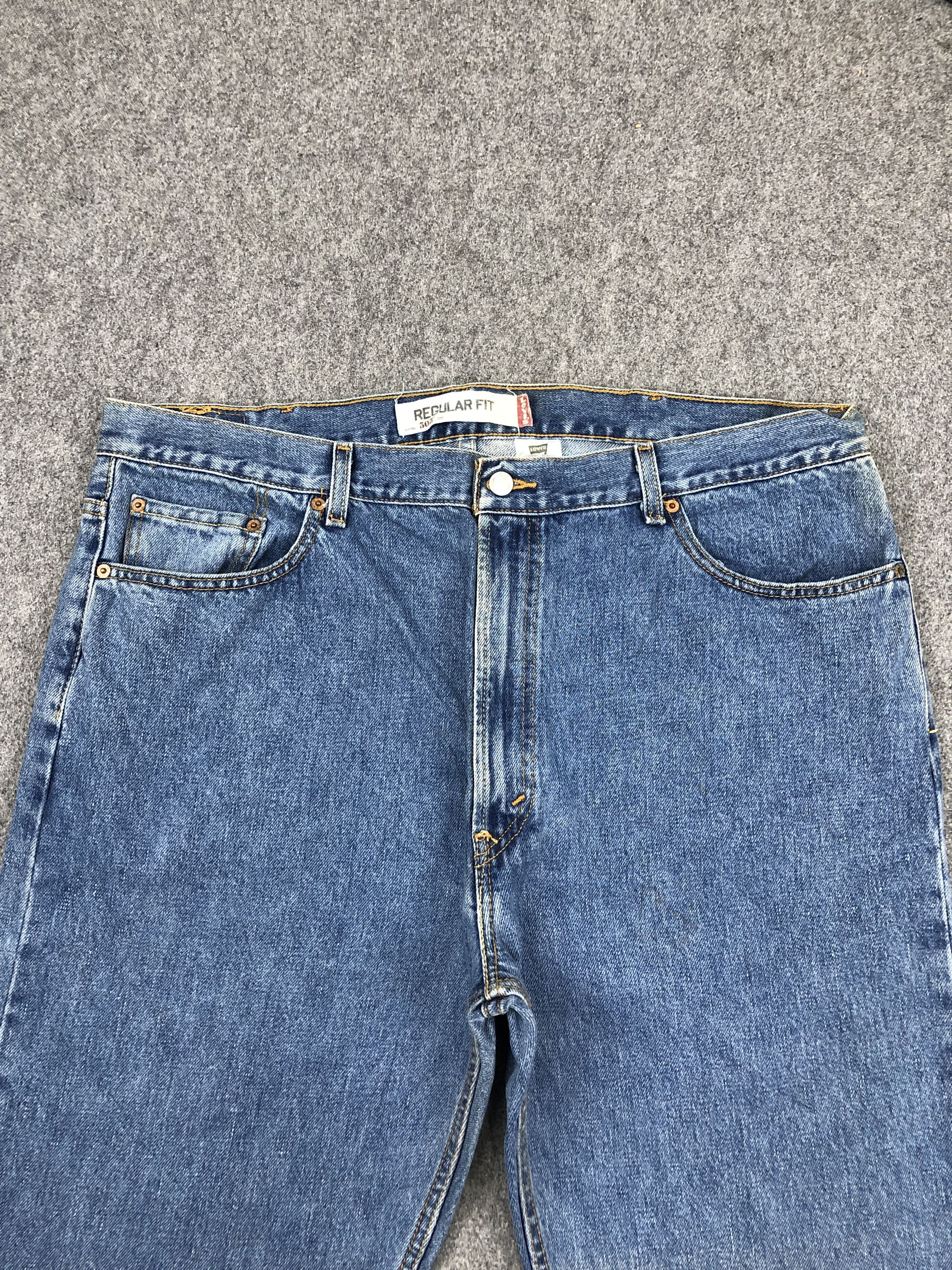 Levi's Vintage Levis 505 Blue Denim Jeans DP1478 Size US 42 / EU 58 - 2 Thumbnail