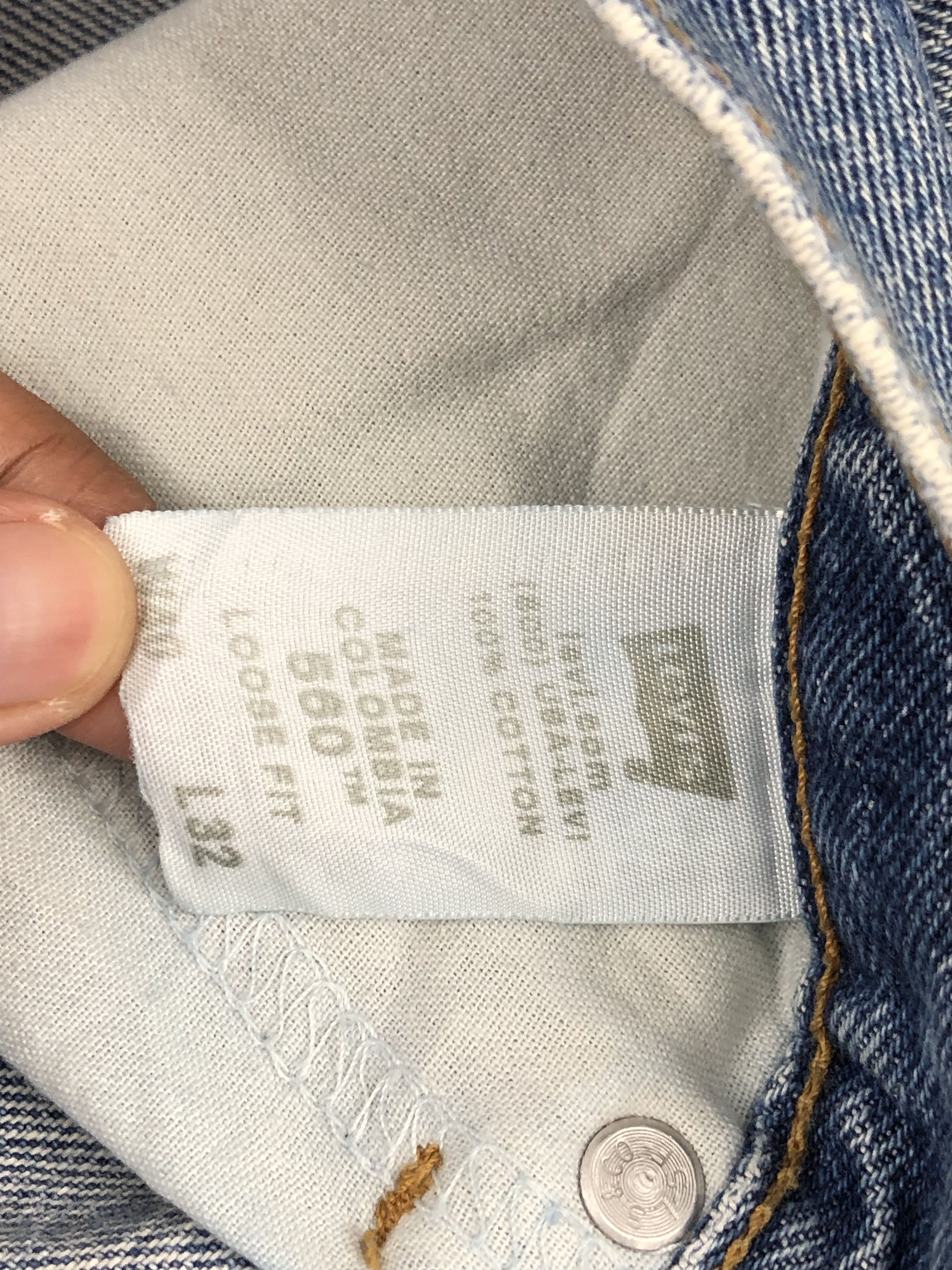 Levi's Vintage Levis 560 Denim DP1477 Size US 39 - 7 Thumbnail