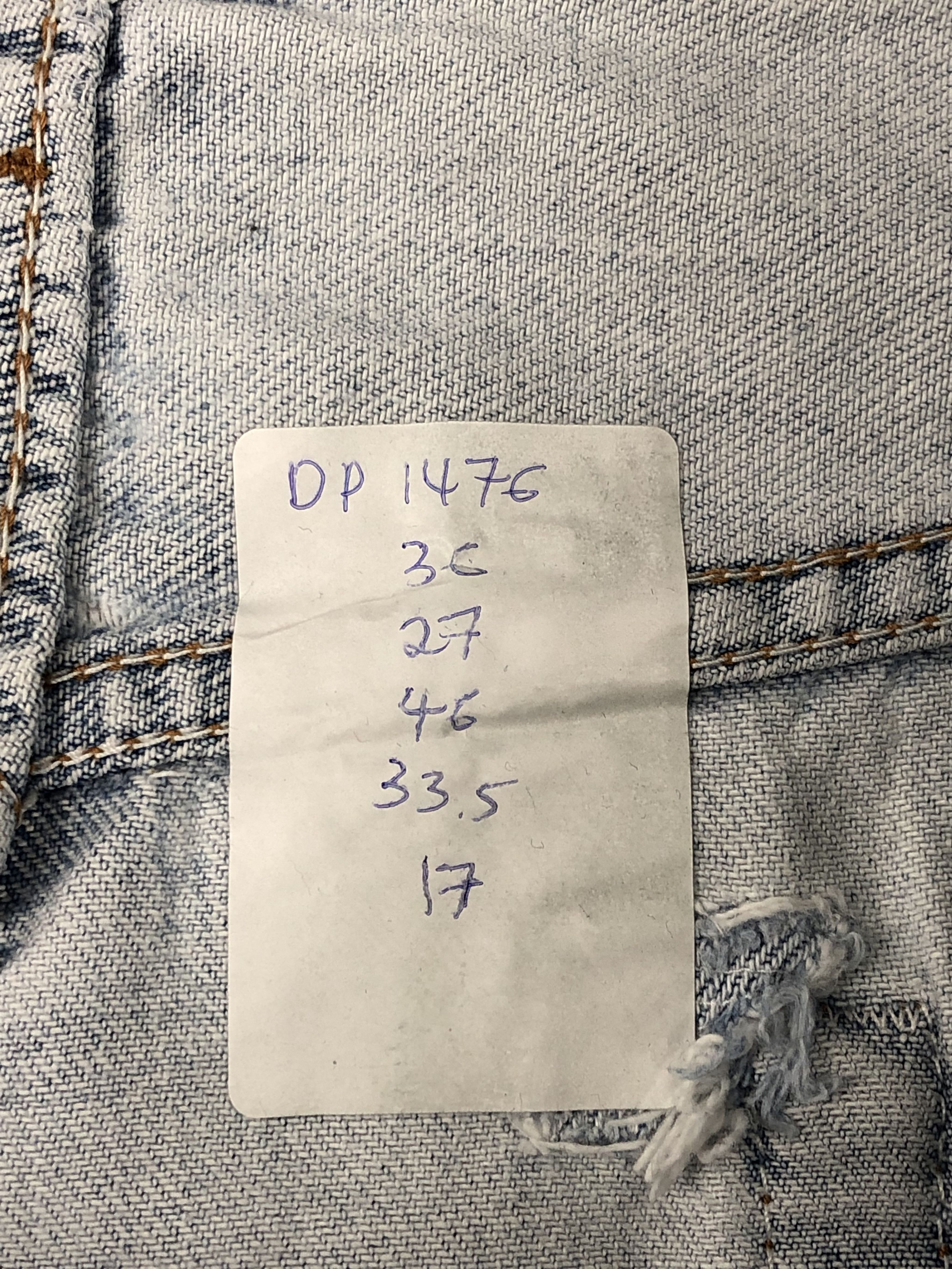 Levi's Light Wash Vintage Levis 505 Jeans DP1476 Size US 36 / EU 52 - 13 Thumbnail