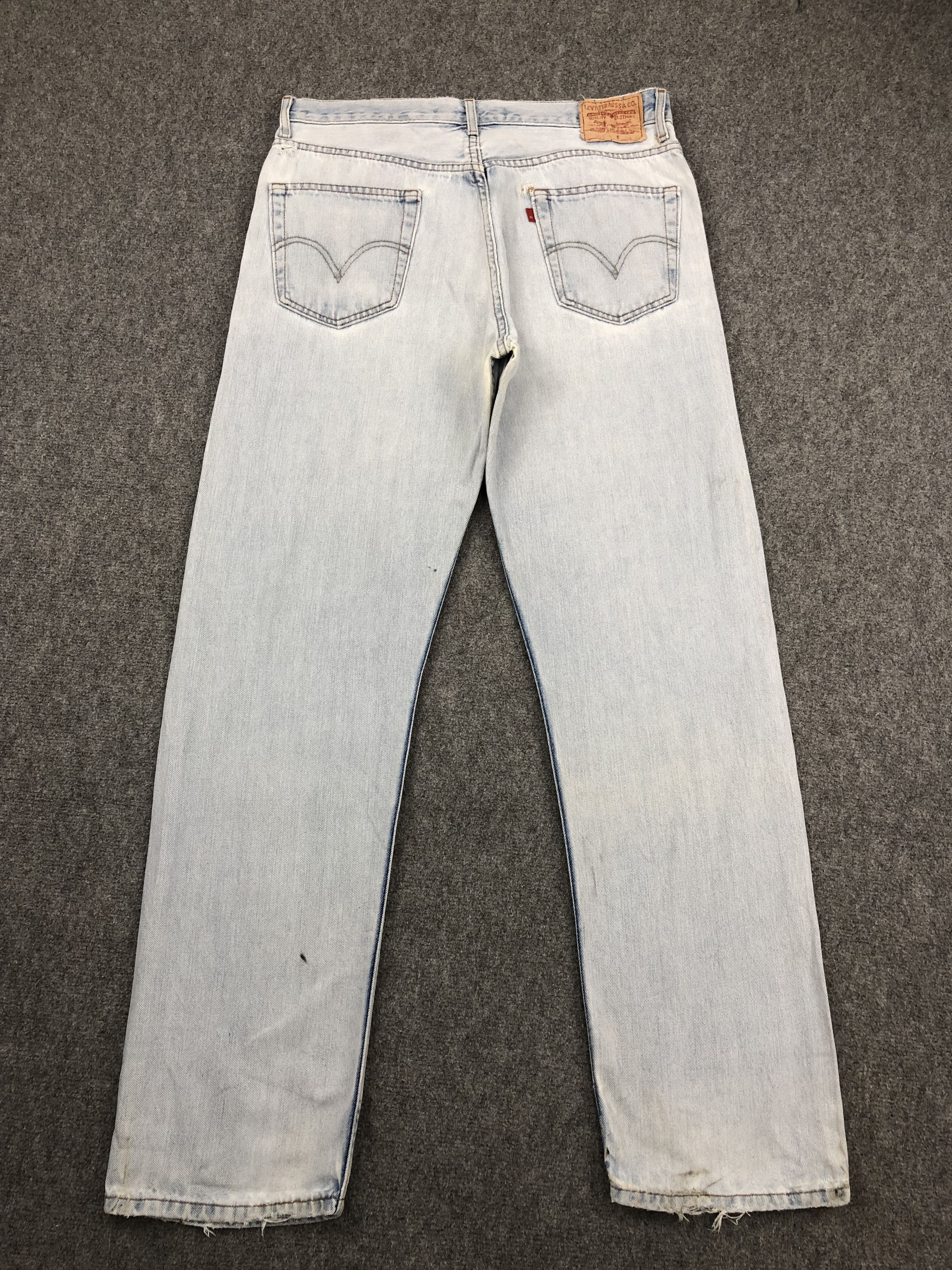Levi's Light Wash Vintage Levis 505 Jeans DP1476 Size US 36 / EU 52 - 3 Thumbnail
