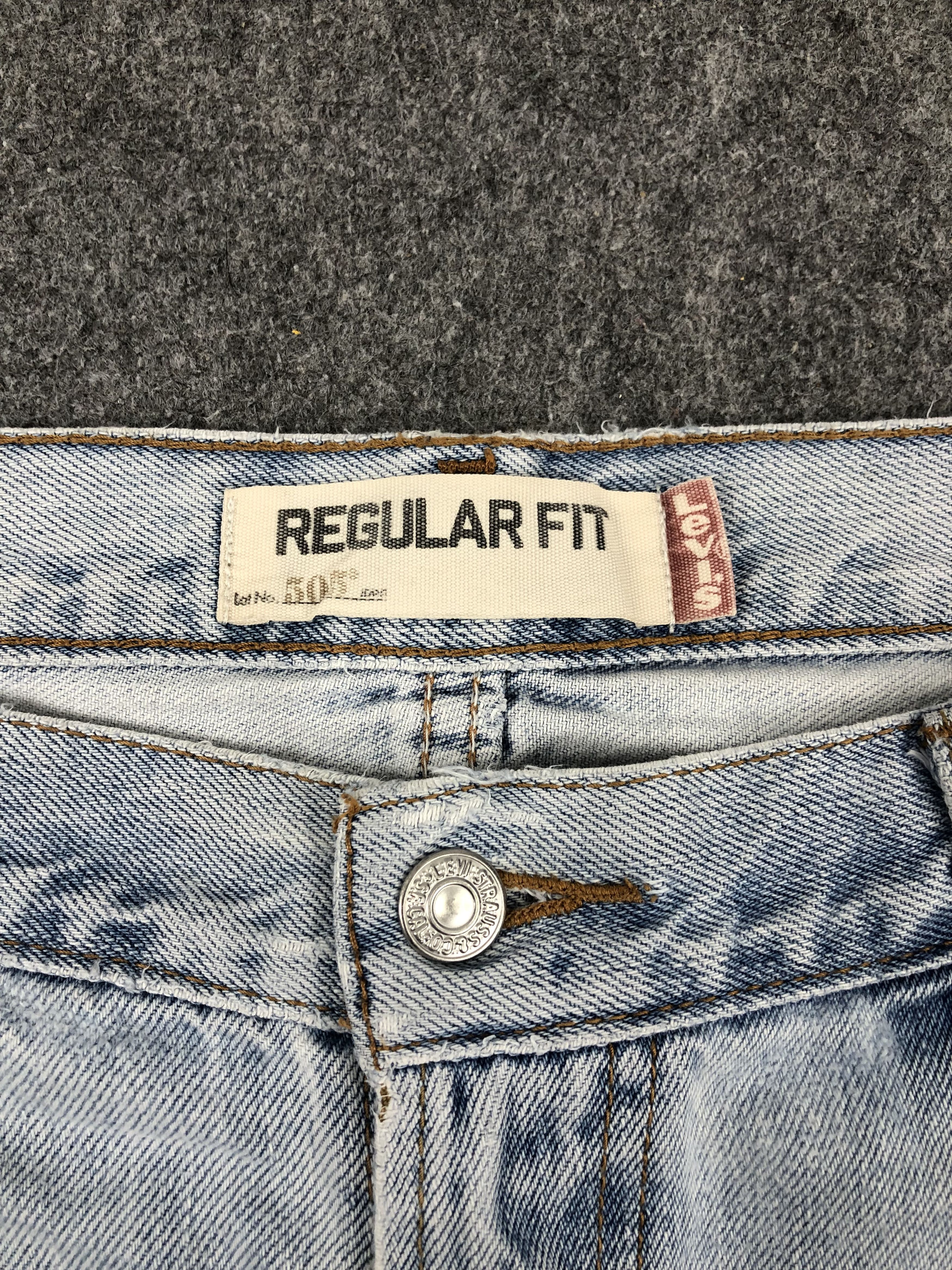 Levi's Light Wash Vintage Levis 505 Jeans DP1476 Size US 36 / EU 52 - 7 Thumbnail