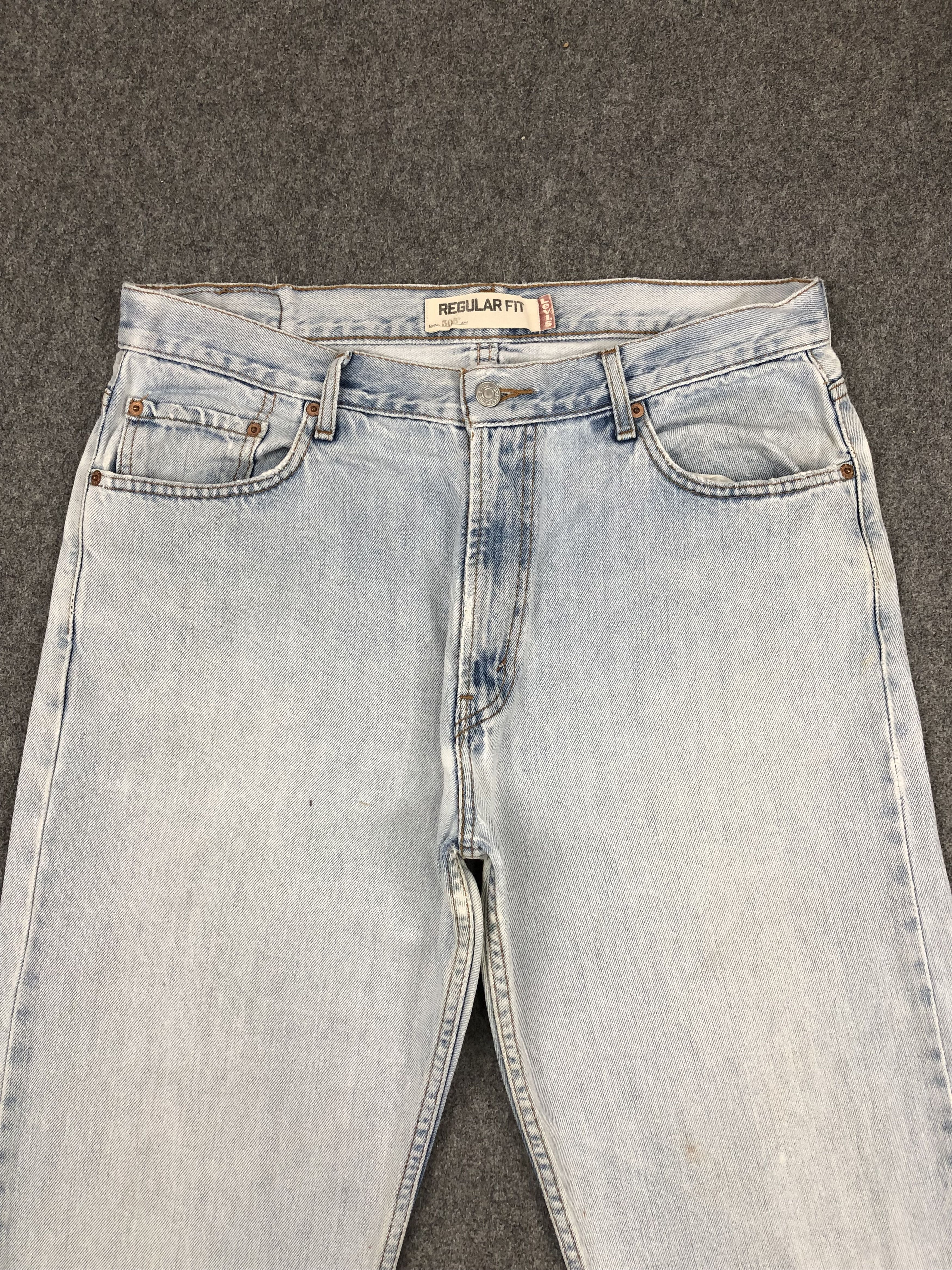Levi's Light Wash Vintage Levis 505 Jeans DP1476 Size US 36 / EU 52 - 2 Thumbnail