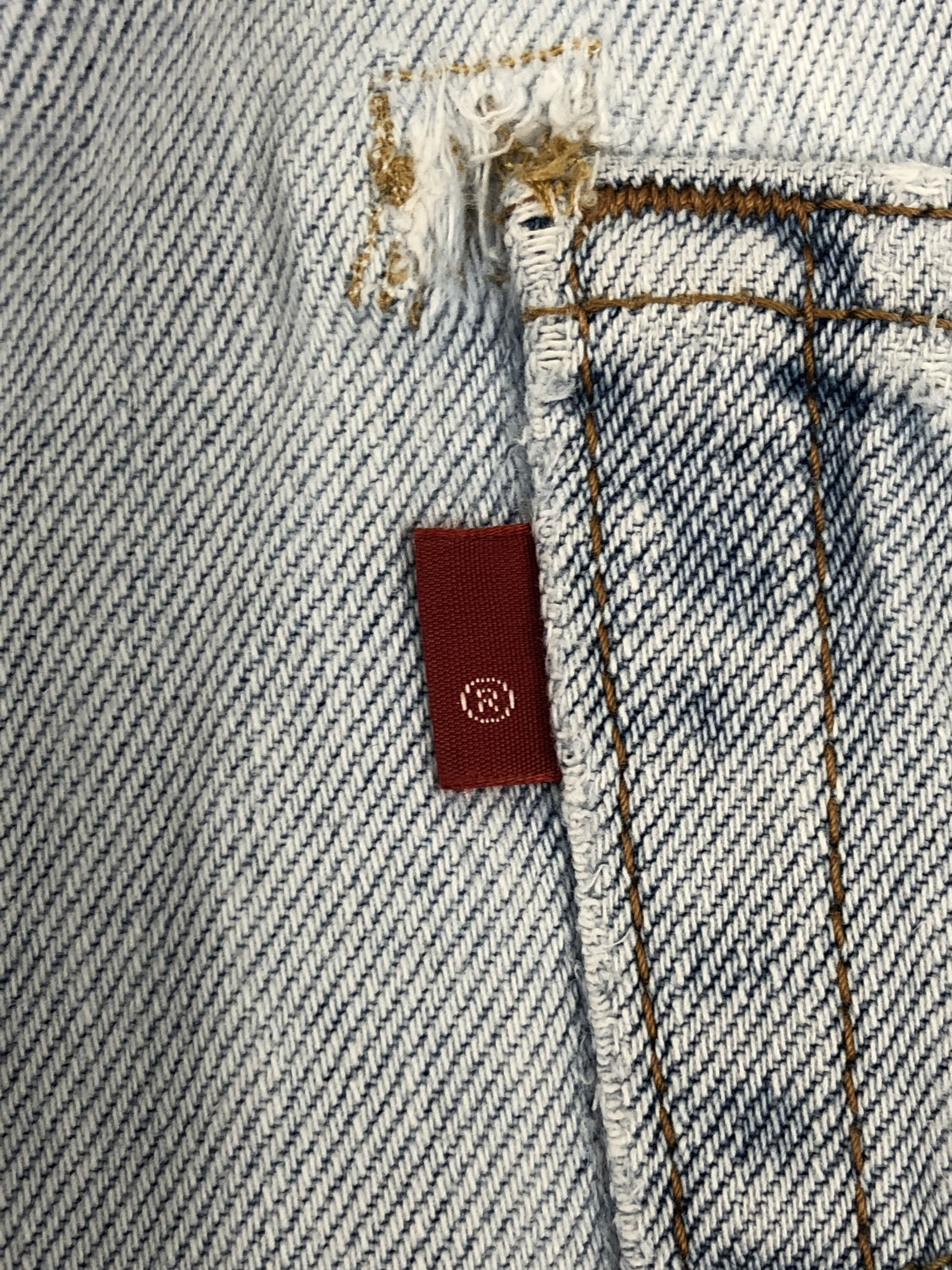 Levi's Light Wash Vintage Levis 505 Jeans DP1476 Size US 36 / EU 52 - 6 Thumbnail