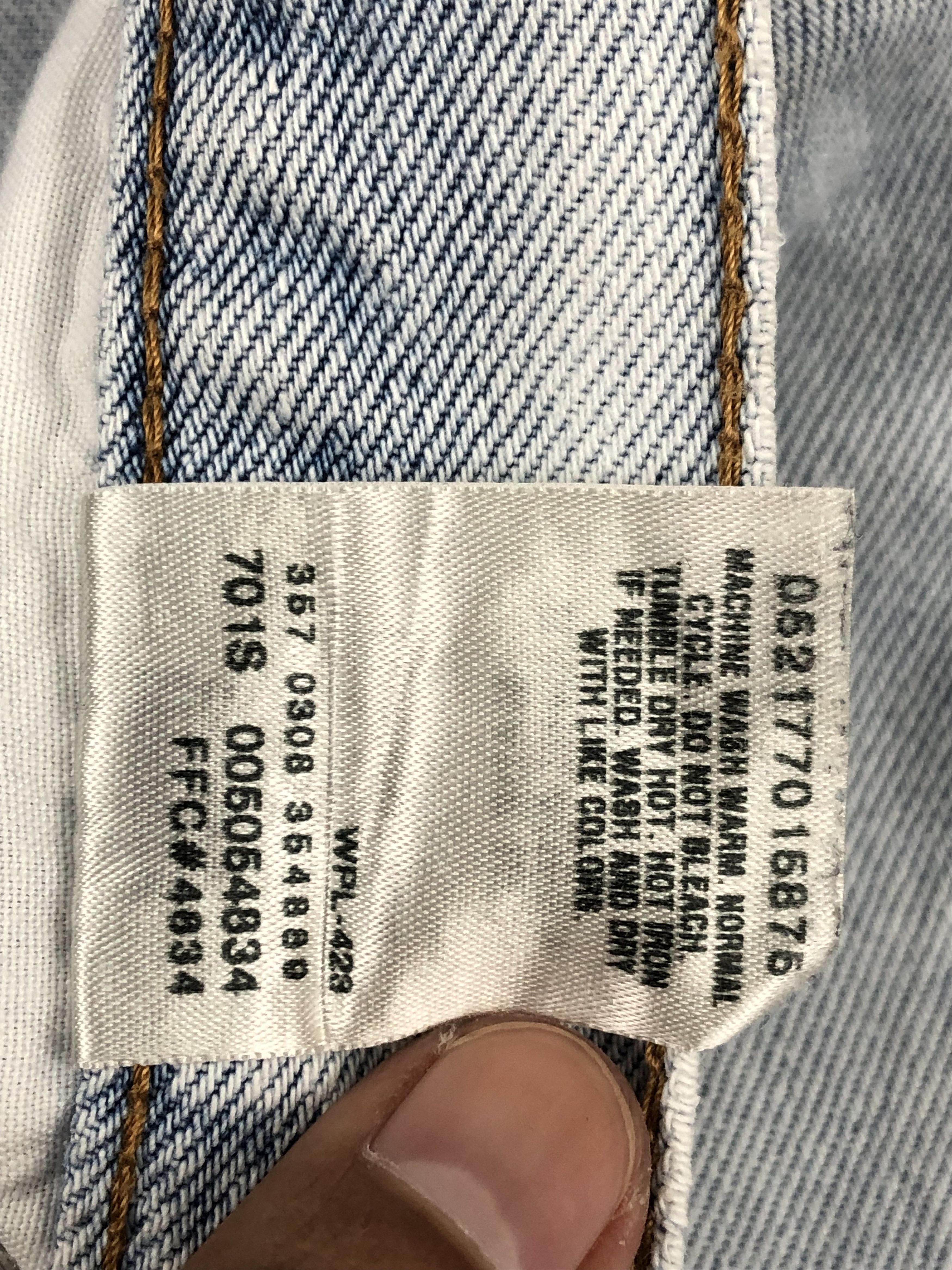 Levi's Light Wash Vintage Levis 505 Jeans DP1476 Size US 36 / EU 52 - 9 Thumbnail