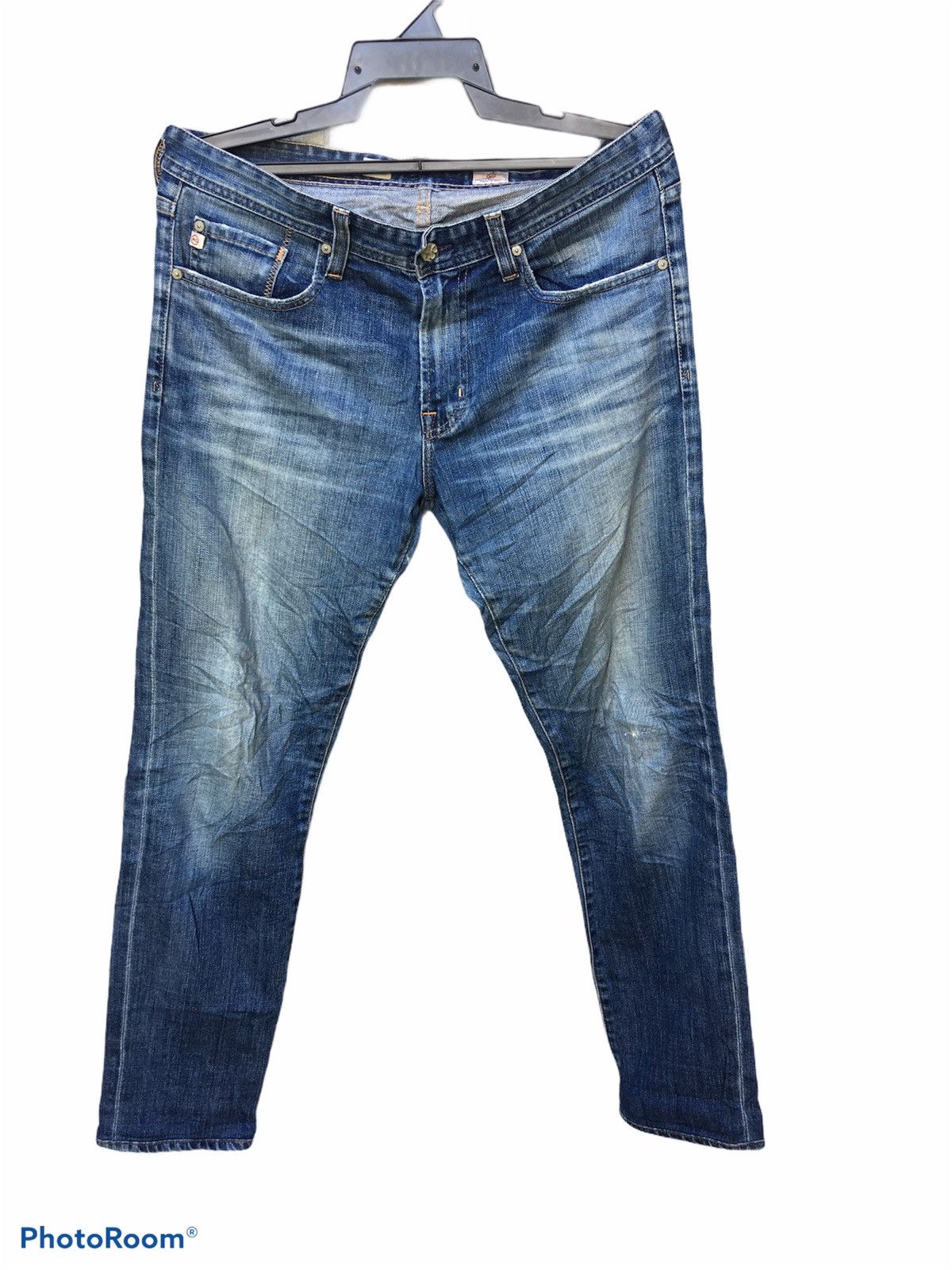 AG Adriano Goldschmied Men's Sud Pant - Straight Leg Stretch Twill Trousers 32 Inch Inseam