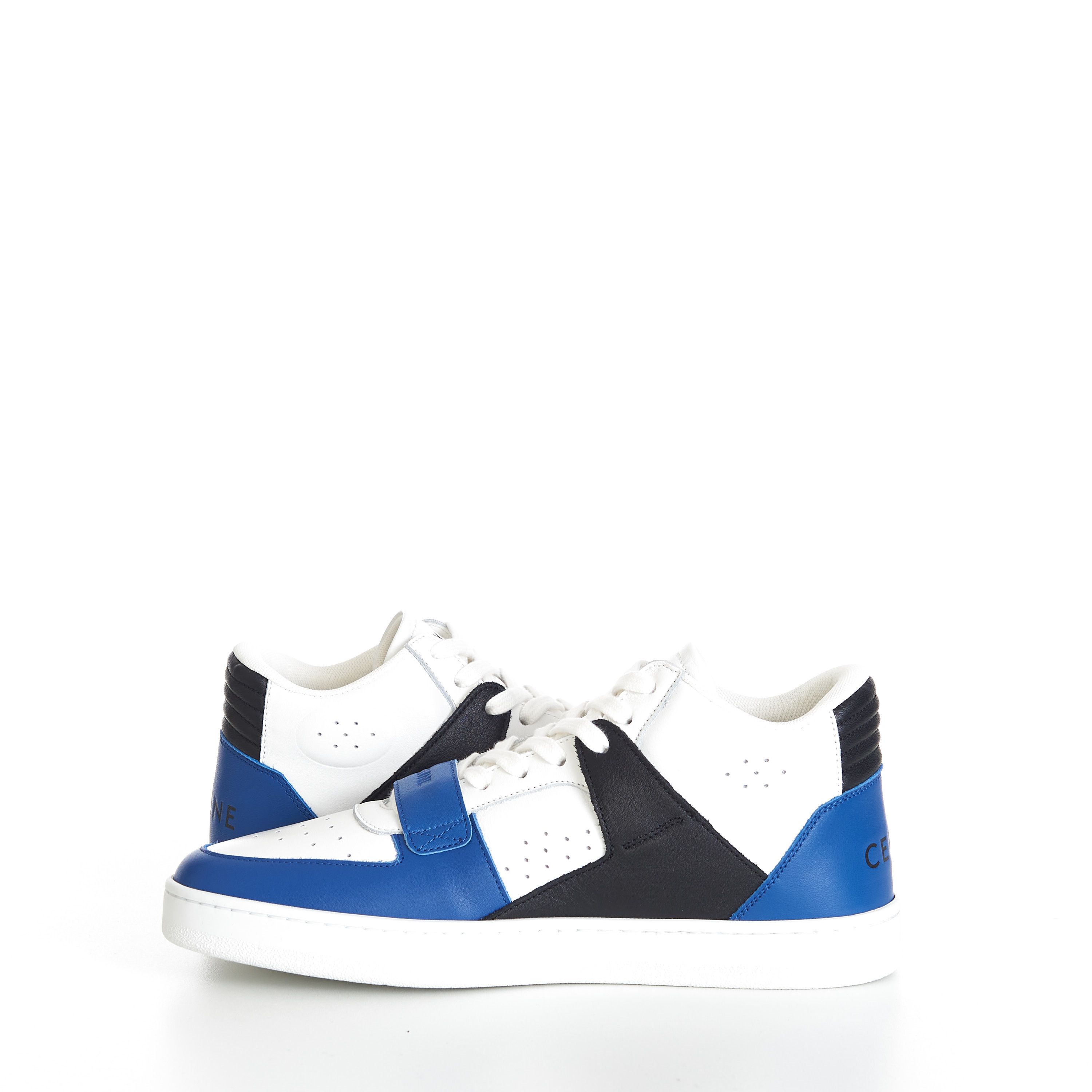 Celine CT-02 Celine Trainer Mid Sneaker With Scratch In Calfskin Size US 9 / EU 42 - 9 Thumbnail