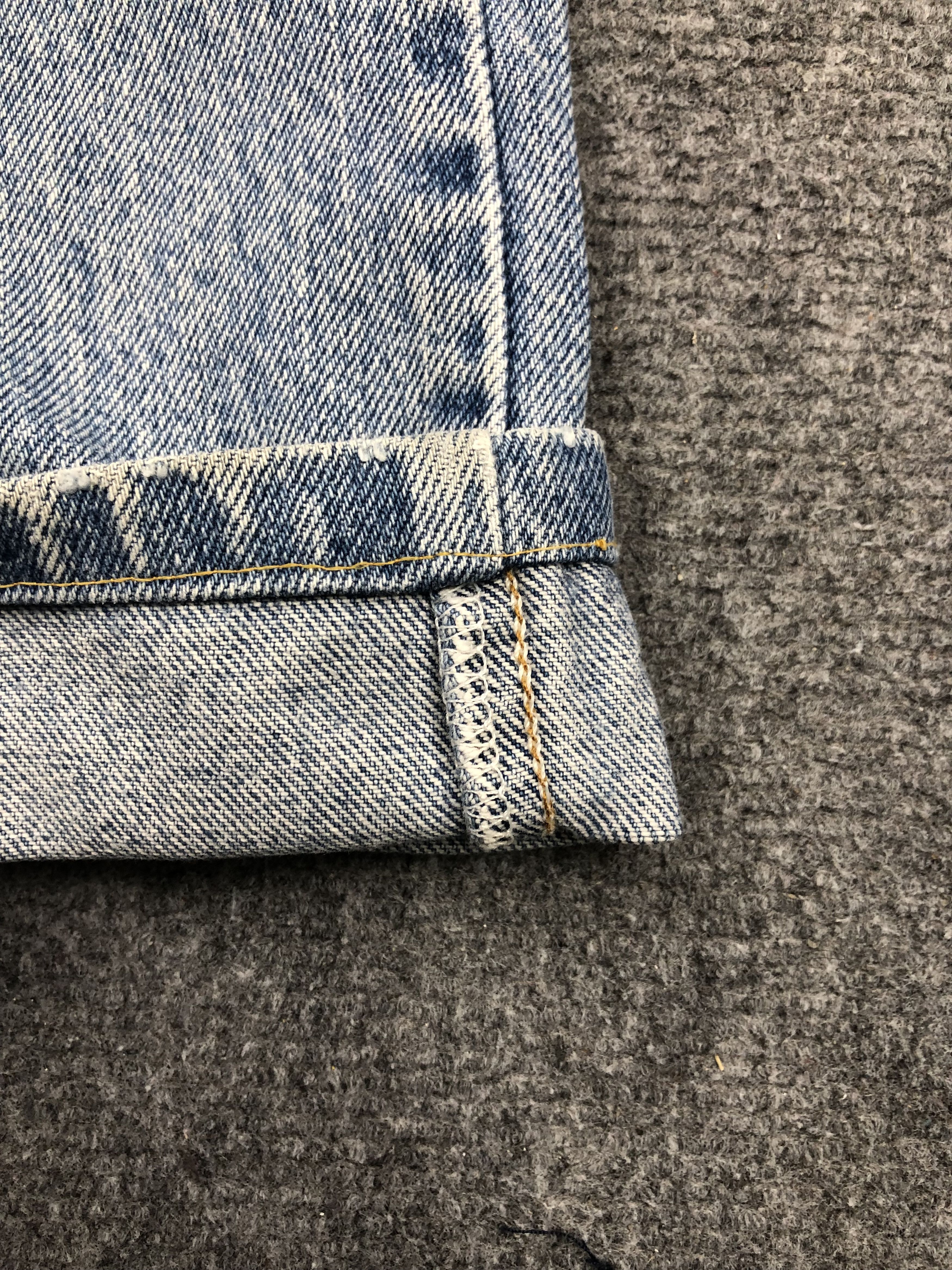 Levi's Vintage 90s Levis 505 Light Wash Jeans DP1505 Size US 38 / EU 54 - 9 Thumbnail