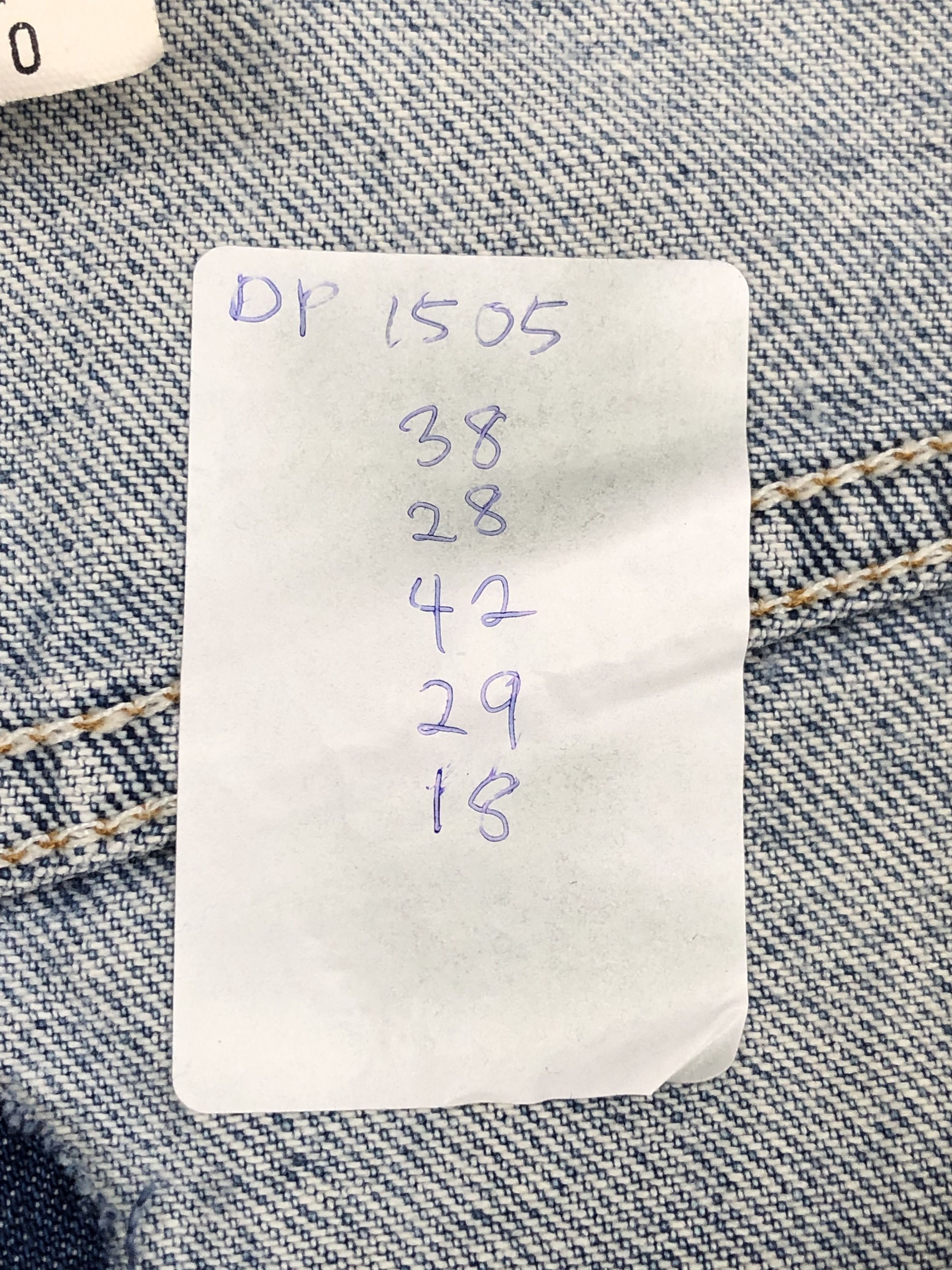 Levi's Vintage 90s Levis 505 Light Wash Jeans DP1505 Size US 38 / EU 54 - 13 Thumbnail
