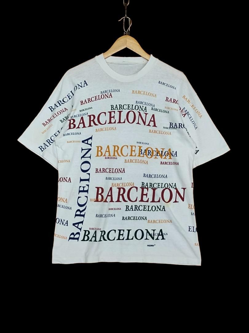 Vintage Vintage Barcelona Spell Out All Over By La Massana Art Size US M / EU 48-50 / 2 - 1 Thumbnail