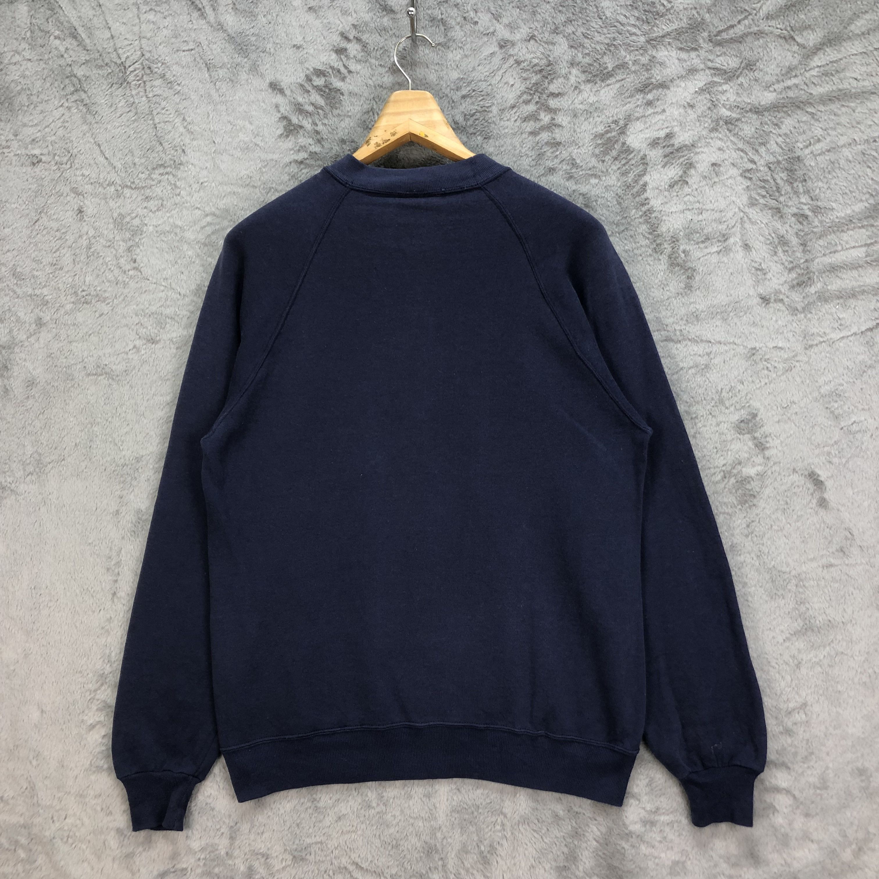 Jerzees Vintage Plain Navy Sweatshirts Jerzees Made In Usa #5013-25 Size US L / EU 52-54 / 3 - 9 Thumbnail