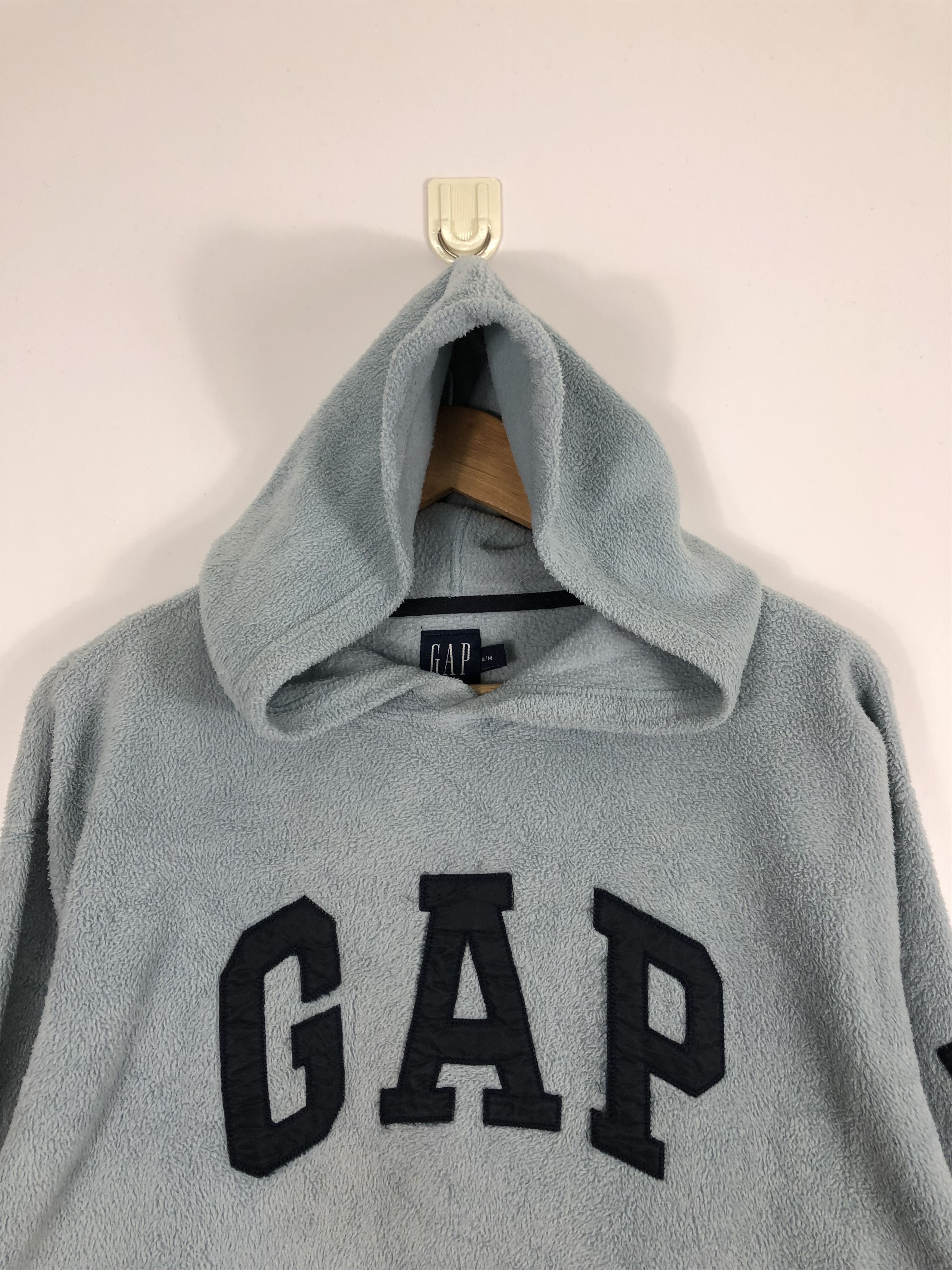 Gap × Vintage Vintage Gap Hoodie Jacket Soft Blue Size US M / EU 48-50 / 2 - 2 Thumbnail
