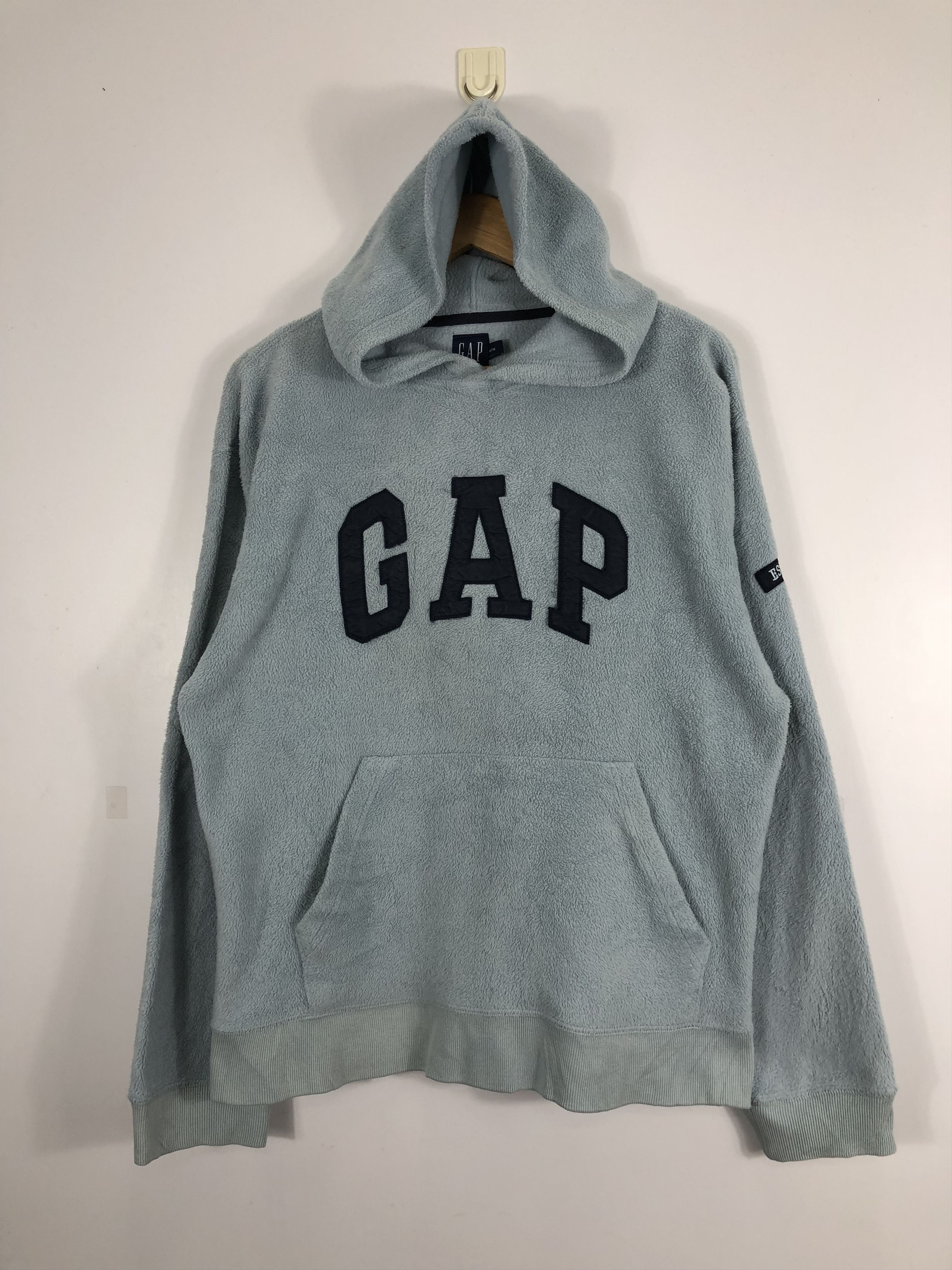 Gap × Vintage Vintage Gap Hoodie Jacket Soft Blue Size US M / EU 48-50 / 2 - 1 Thumbnail
