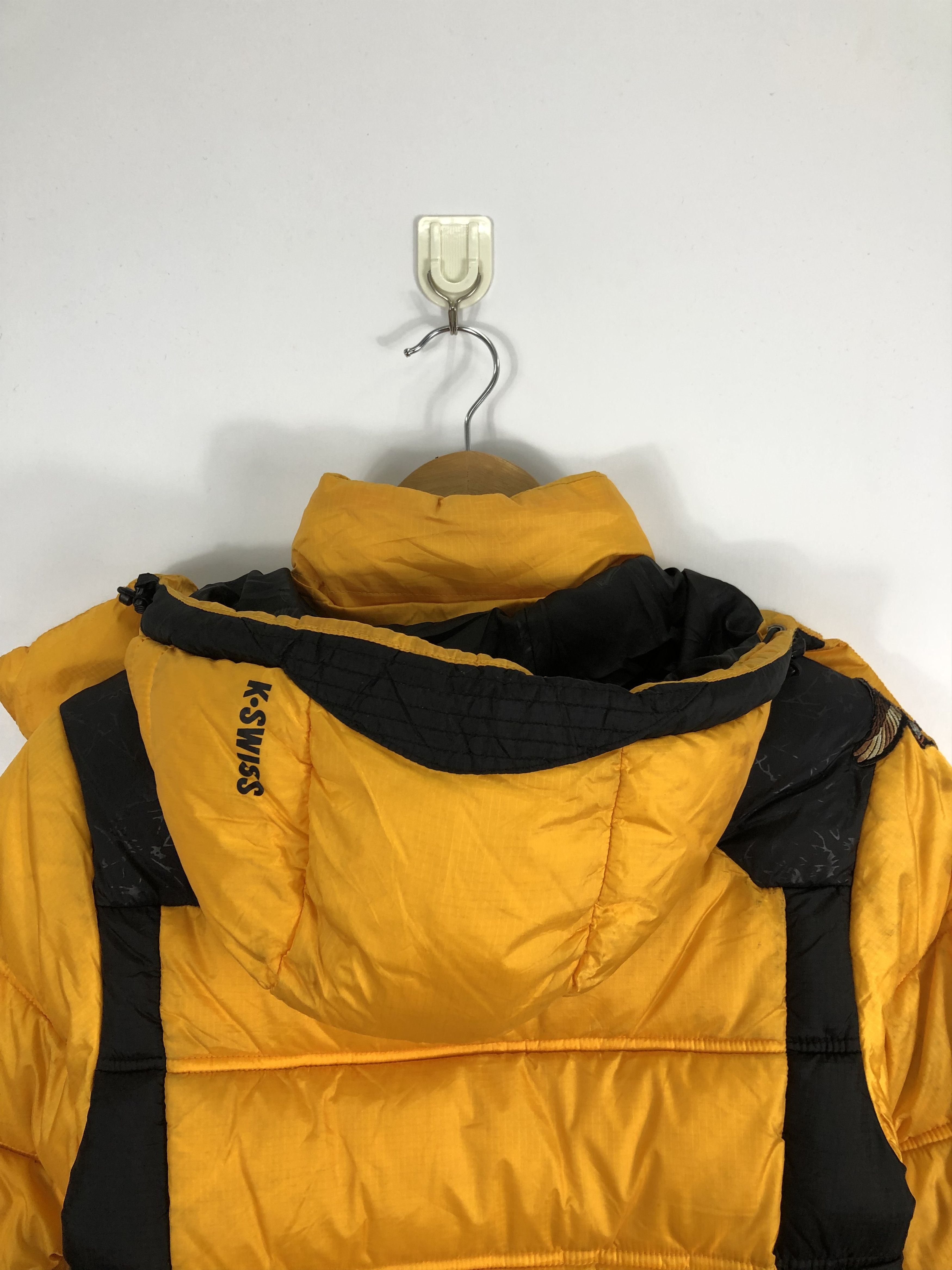 K-Swiss Vintage K Swiss Puffer Hoodie Jacket J0614 Size US S / EU 44-46 / 1 - 4 Thumbnail