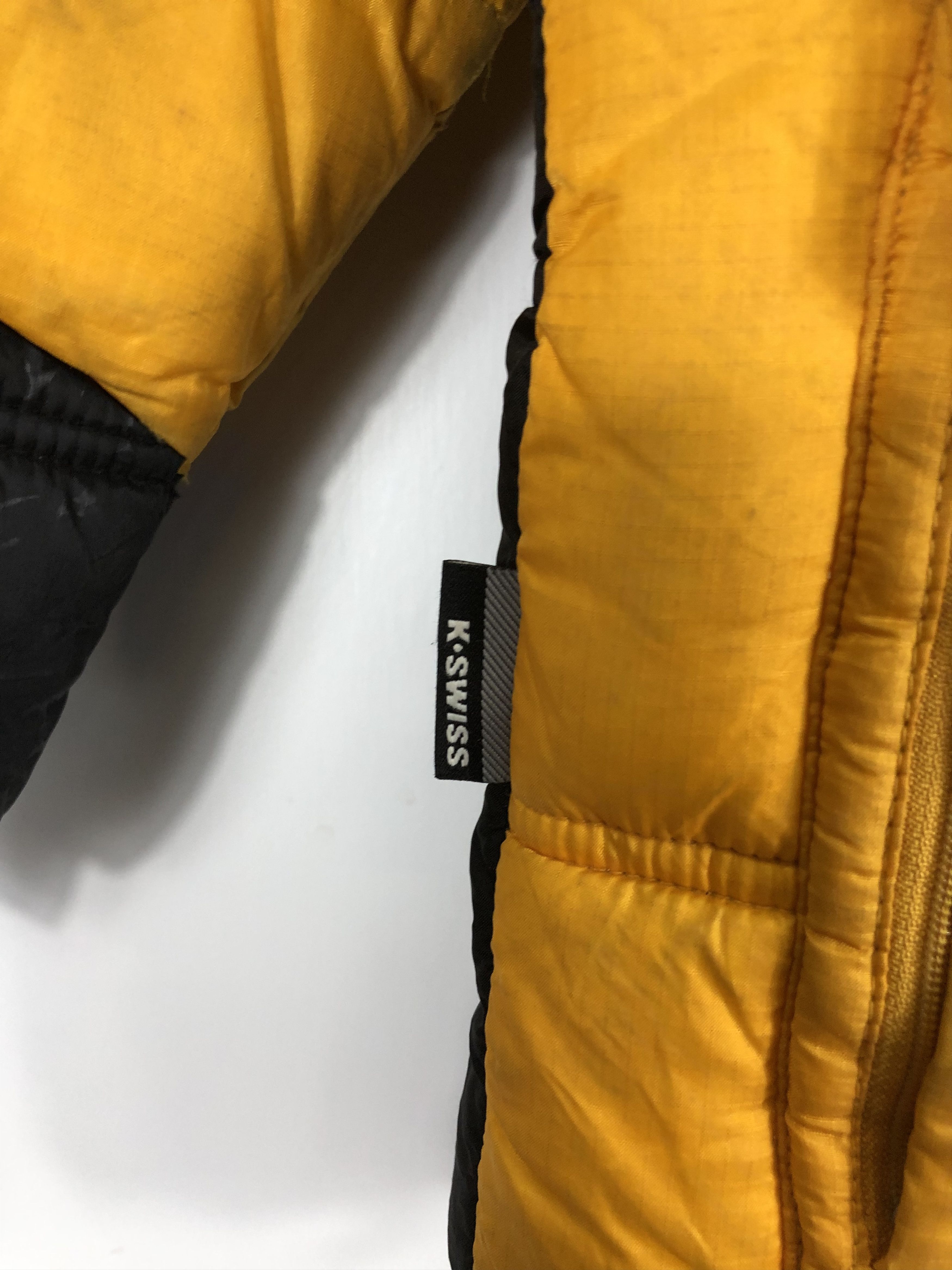 K-Swiss Vintage K Swiss Puffer Hoodie Jacket J0614 Size US S / EU 44-46 / 1 - 9 Thumbnail