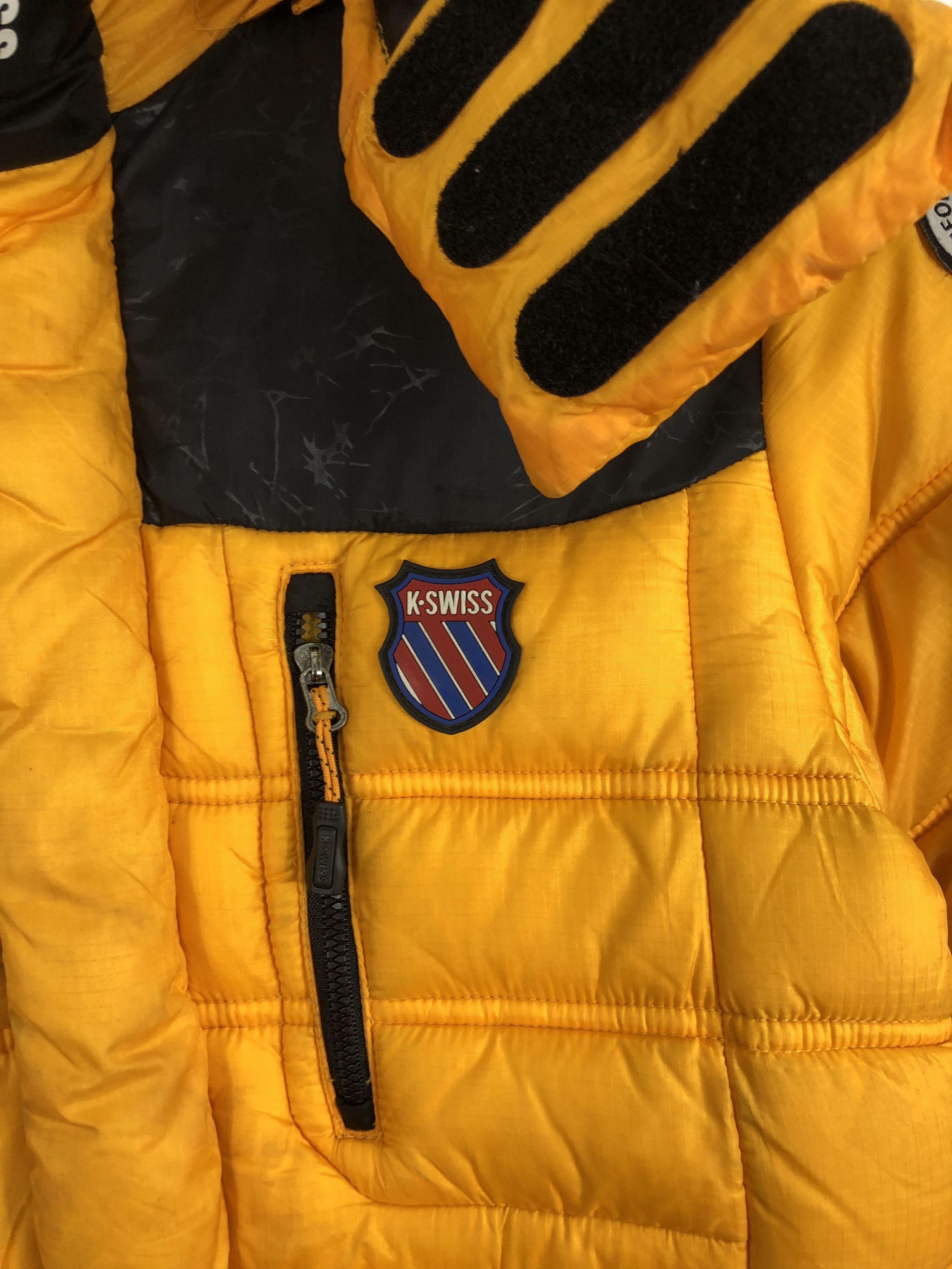 K-Swiss Vintage K Swiss Puffer Hoodie Jacket J0614 Size US S / EU 44-46 / 1 - 12 Thumbnail