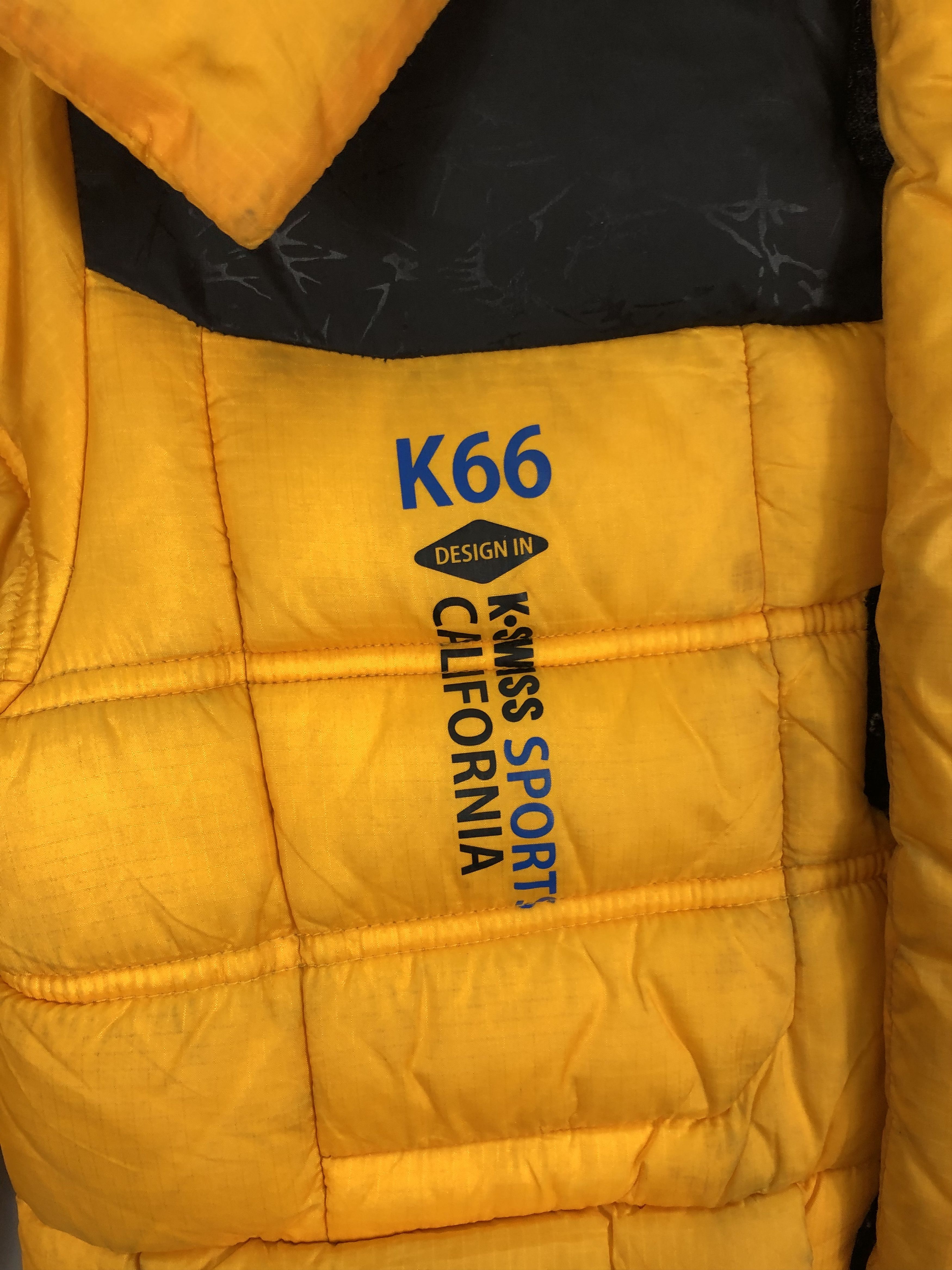 K-Swiss Vintage K Swiss Puffer Hoodie Jacket J0614 Size US S / EU 44-46 / 1 - 11 Thumbnail
