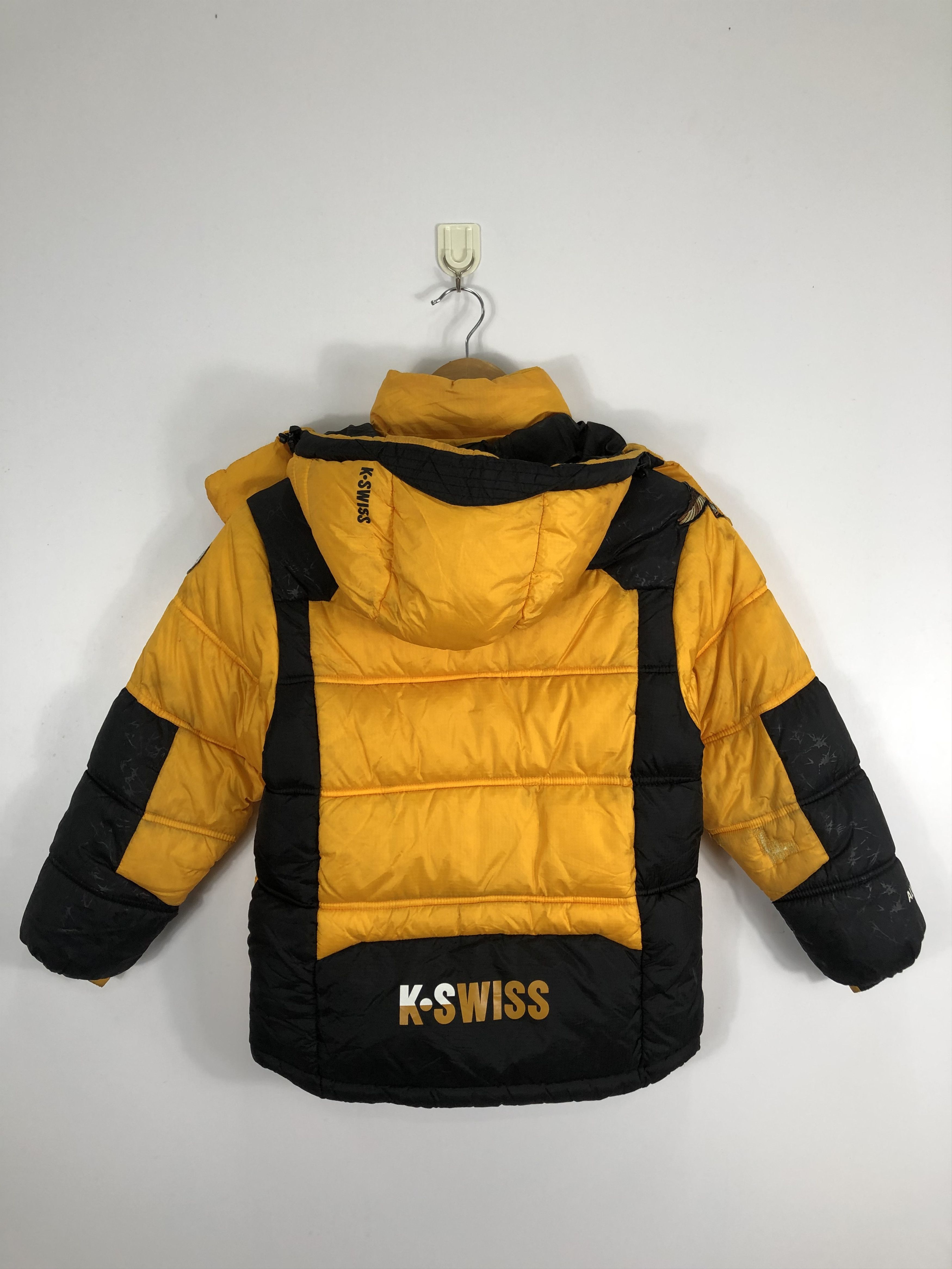 K-Swiss Vintage K Swiss Puffer Hoodie Jacket J0614 Size US S / EU 44-46 / 1 - 3 Thumbnail