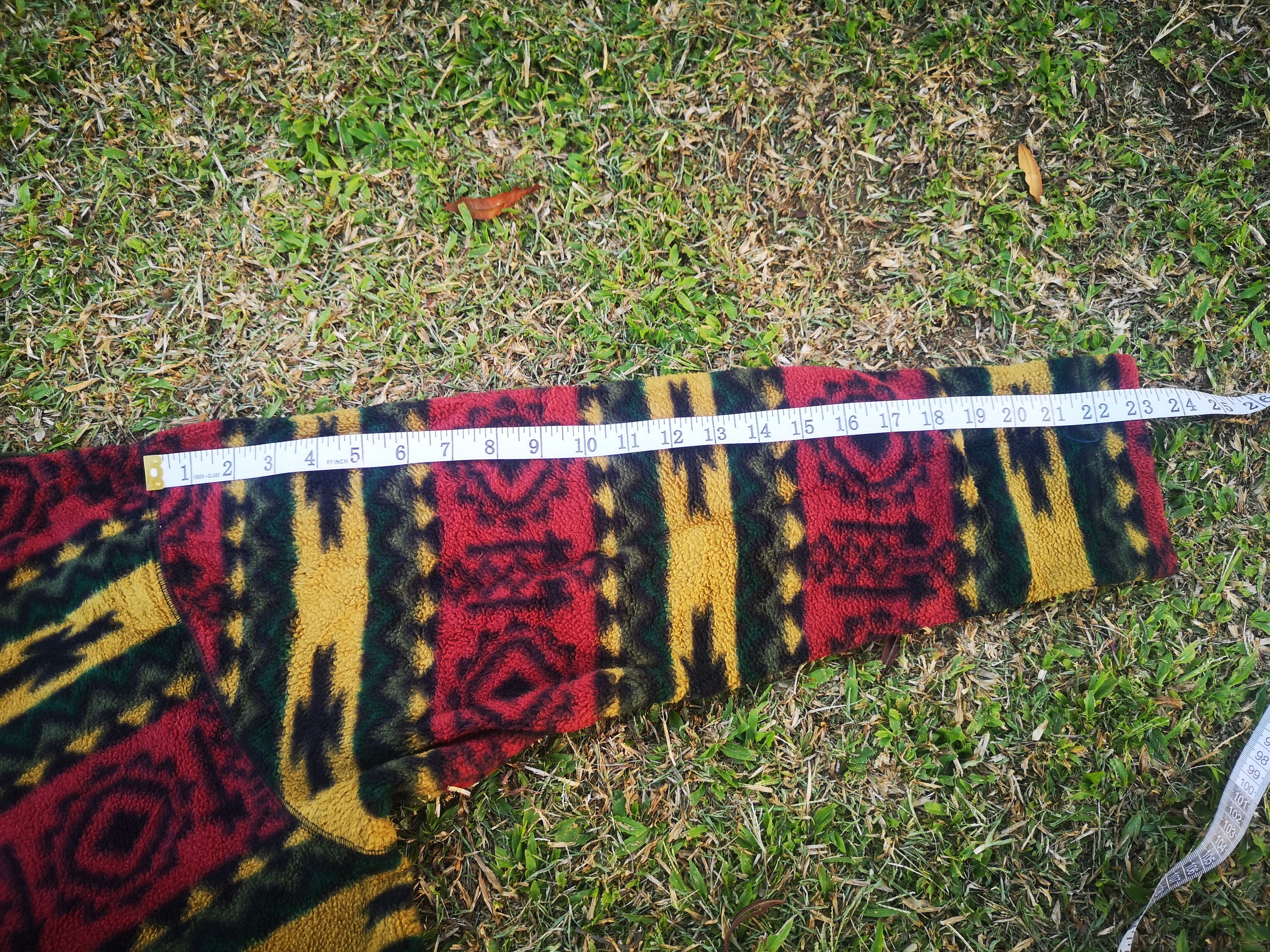 Vintage × Woolrich Woolen Mills 🔥Vintage Woolrich Navajo fleece Hoodie Multicolour Size US M / EU 48-50 / 2 - 14 Thumbnail