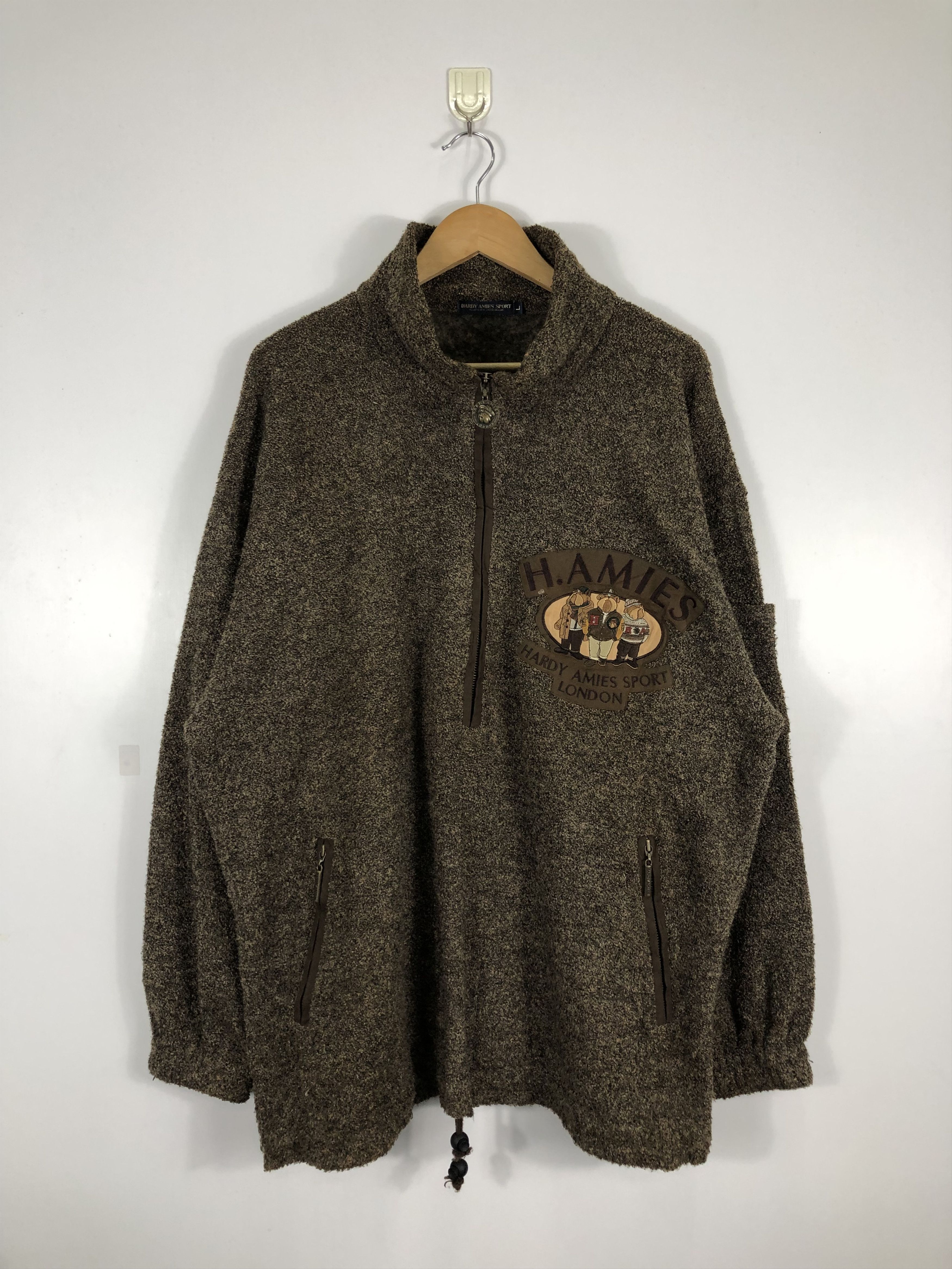 Hardy Amies Vintage Hardy Amies Half Zipper Jacket J0622 Size US L / EU 52-54 / 3 - 1 Thumbnail