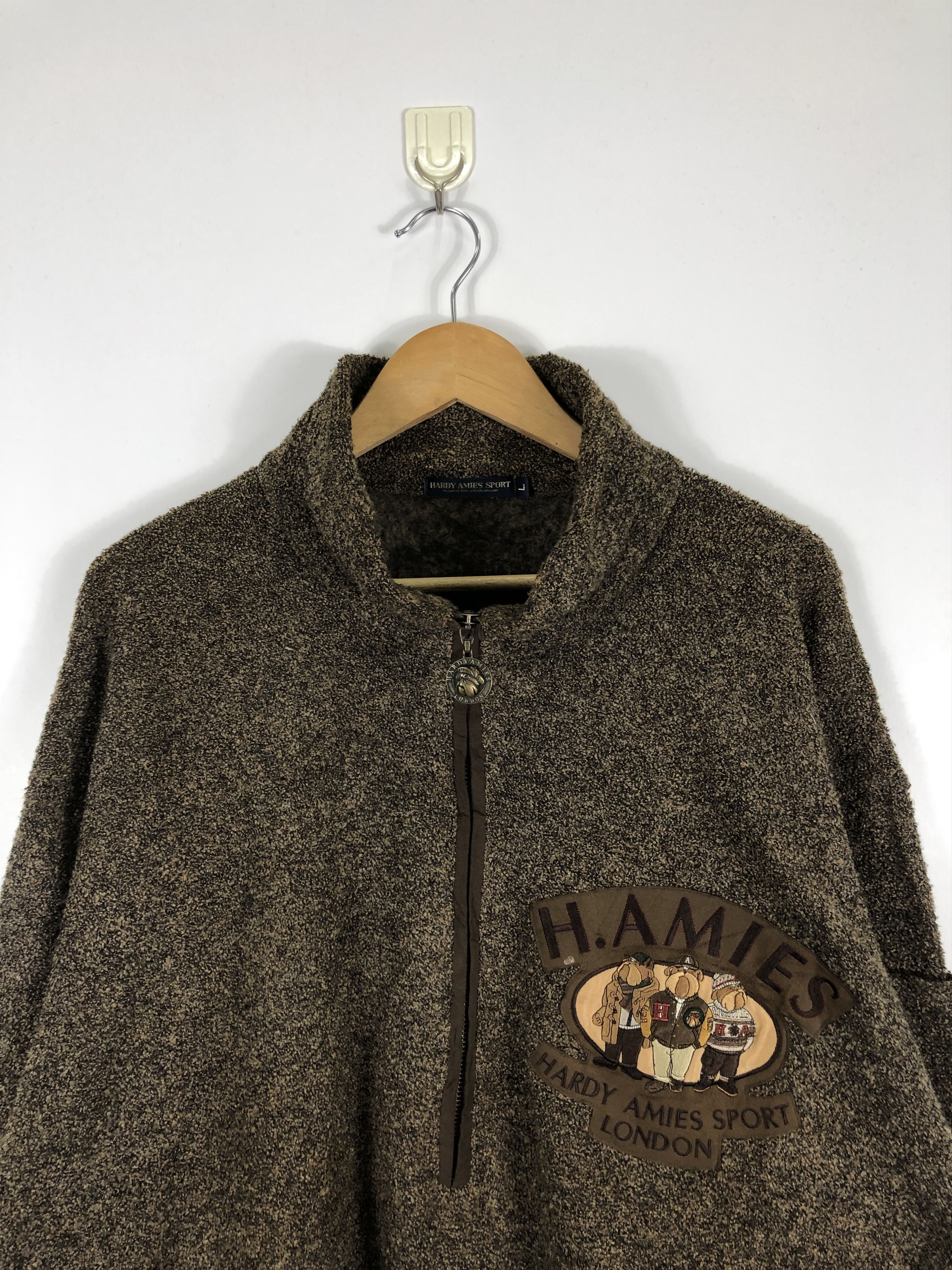 Hardy Amies Vintage Hardy Amies Half Zipper Jacket J0622 Size US L / EU 52-54 / 3 - 2 Thumbnail