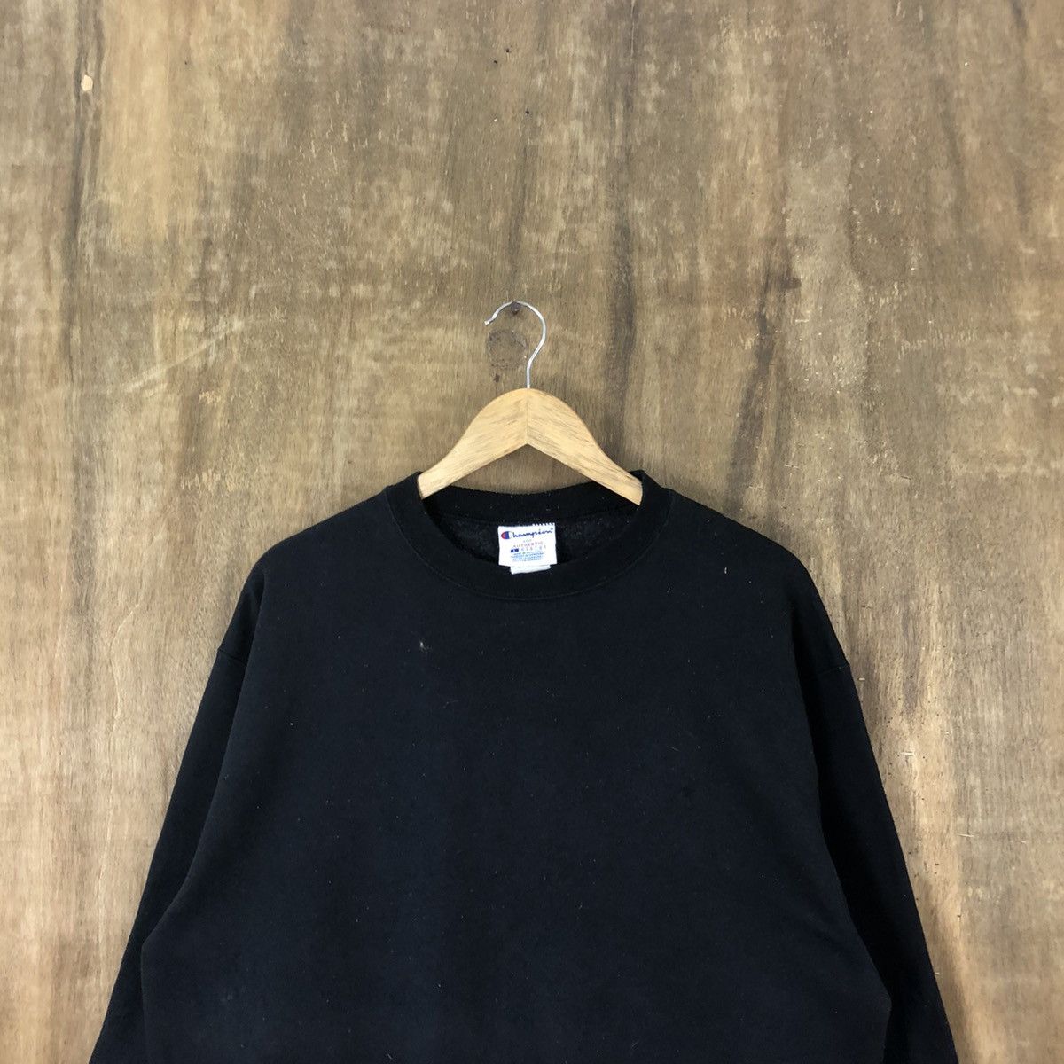 Champion × Vintage Vintage Champion Black Sweatshirt #150 Size US L / EU 52-54 / 3 - 2 Thumbnail