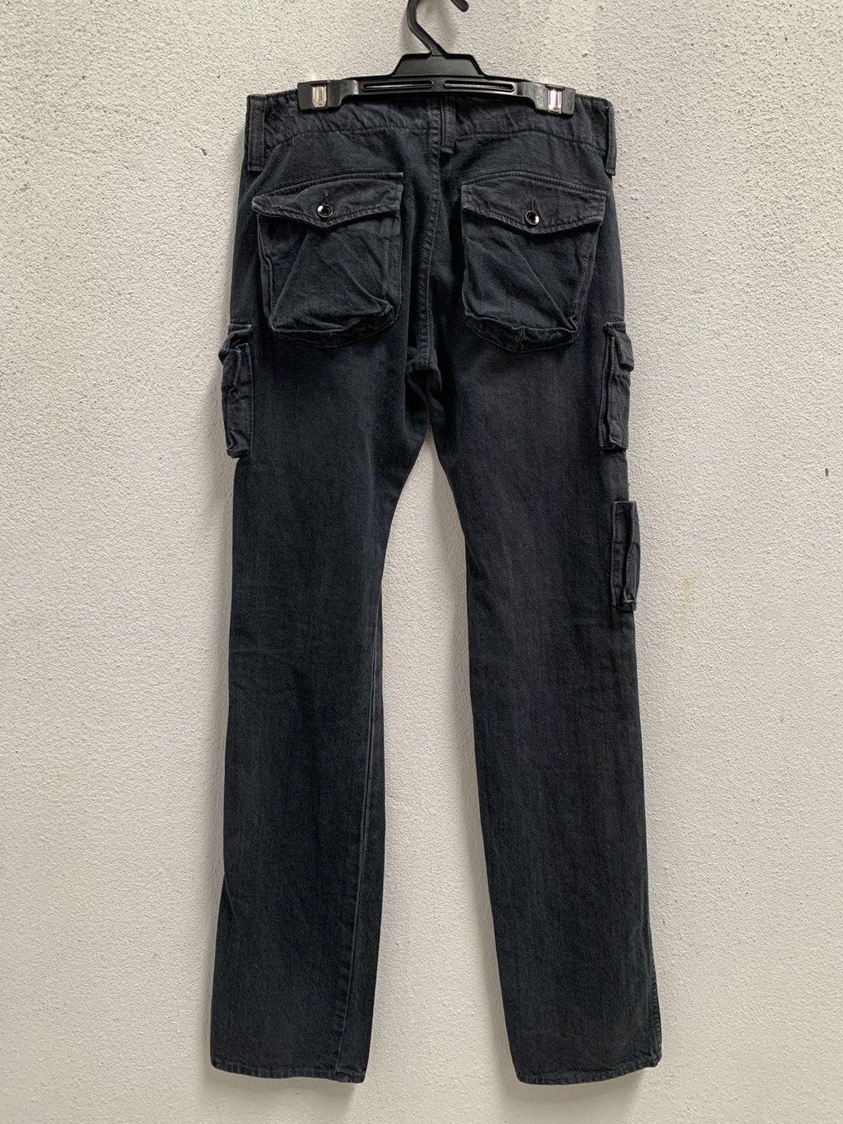 Japanese Brand Johnbull Kojima Japan Cargo Denim Pants Size 28" / US 6 / IT 42 - 6 Thumbnail