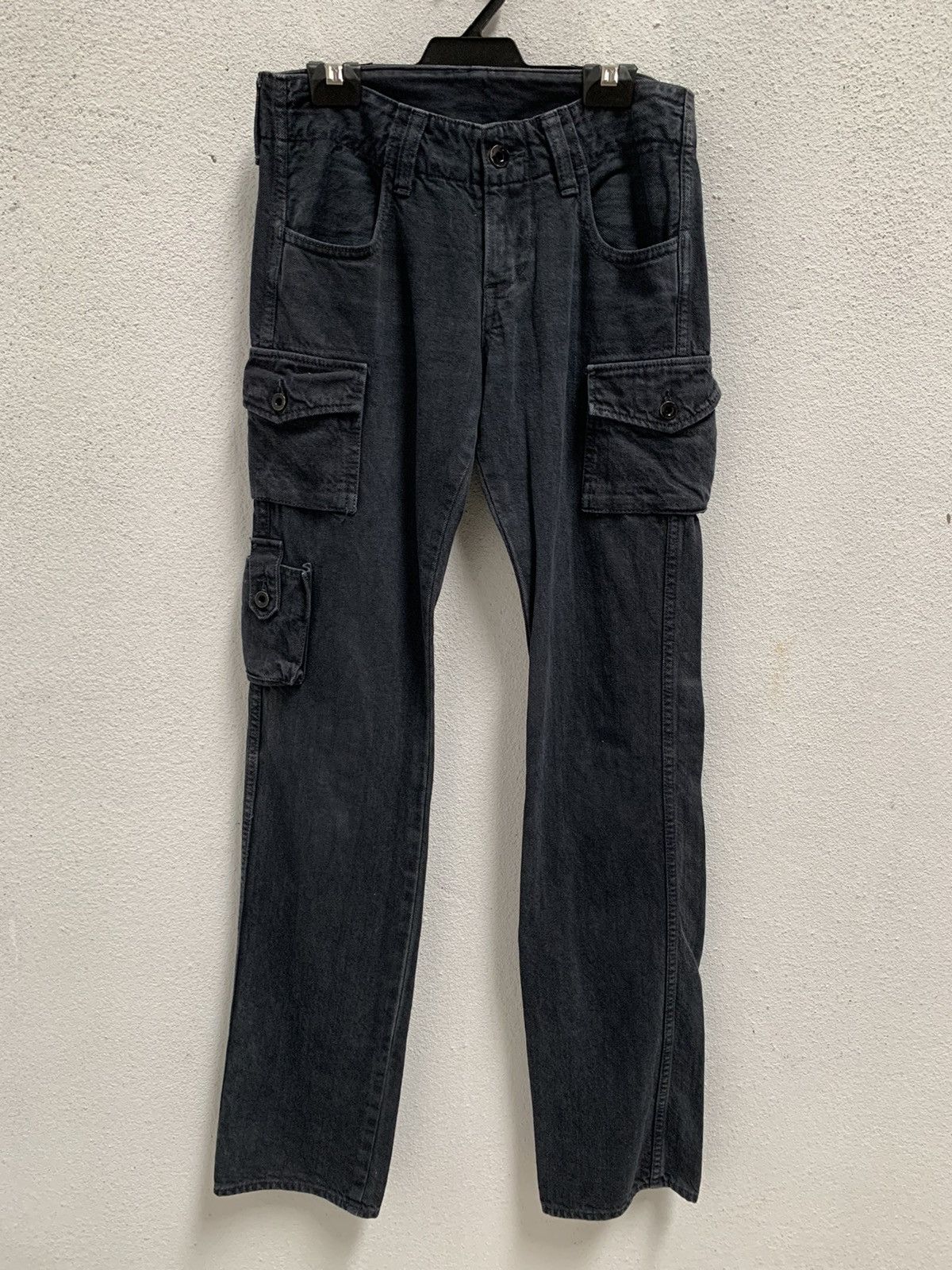 Japanese Brand Johnbull Kojima Japan Cargo Denim Pants Size 28" / US 6 / IT 42 - 3 Thumbnail