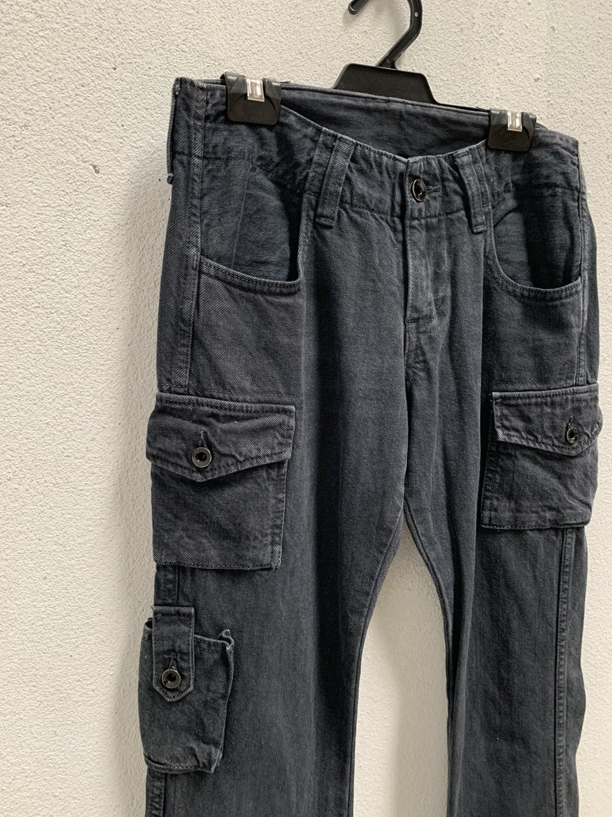 Japanese Brand Johnbull Kojima Japan Cargo Denim Pants Size 28" / US 6 / IT 42 - 10 Thumbnail