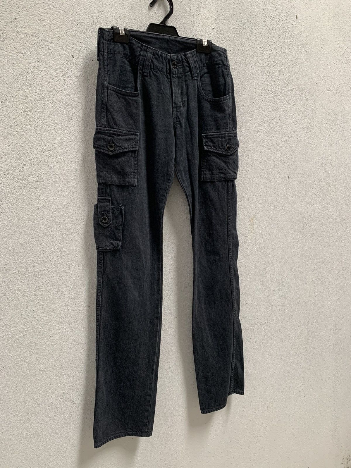 Japanese Brand Johnbull Kojima Japan Cargo Denim Pants Size 28" / US 6 / IT 42 - 4 Thumbnail