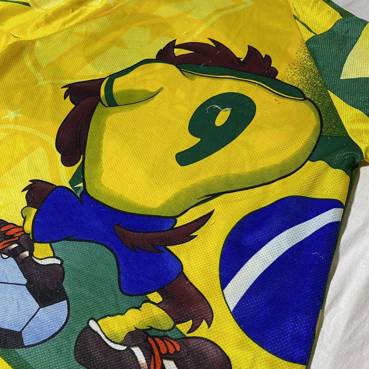 Cartoon Network Vintage Faded Looney Tunes Taz 1999 Jersey Size US S / EU 44-46 / 1 - 9 Thumbnail
